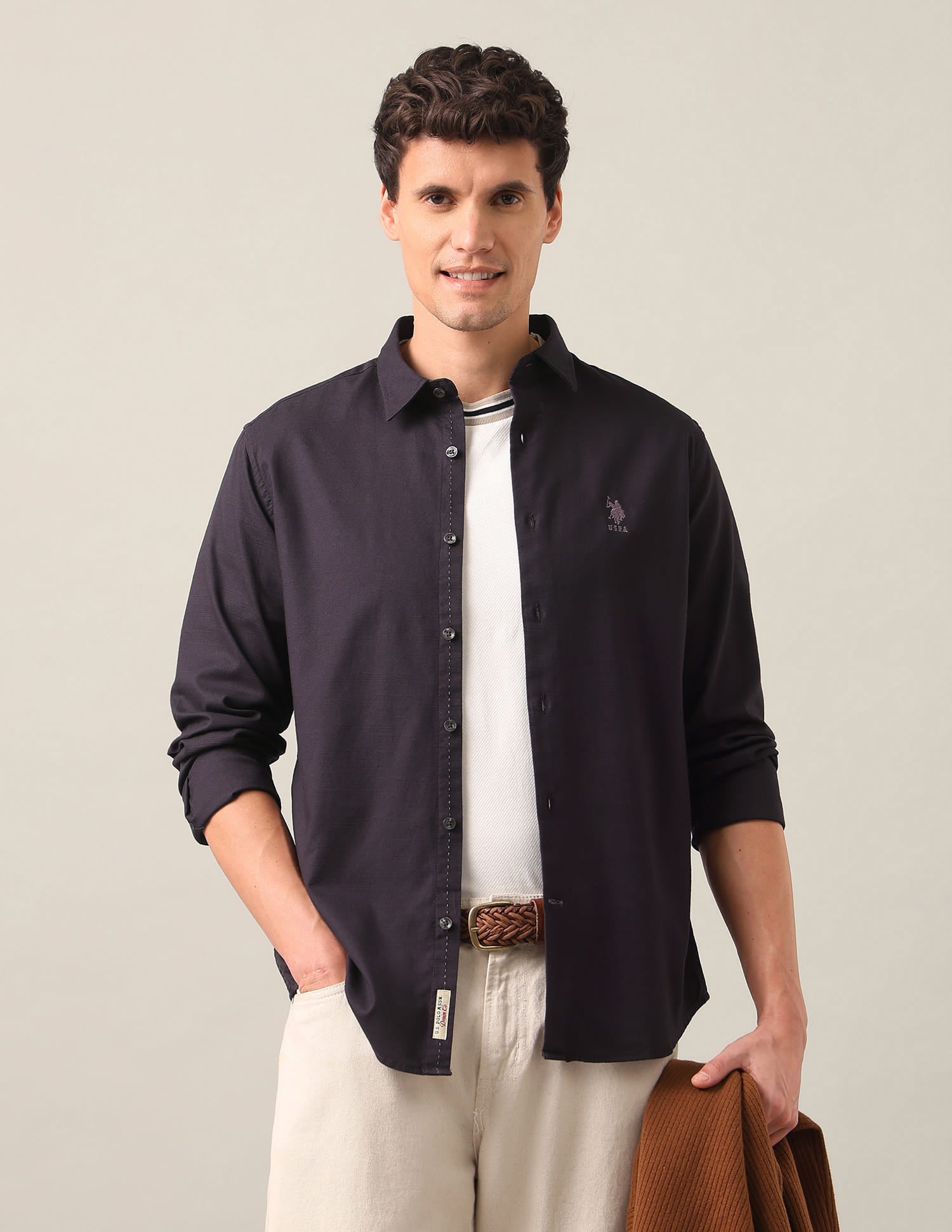 Solid Regular Fit Shirt