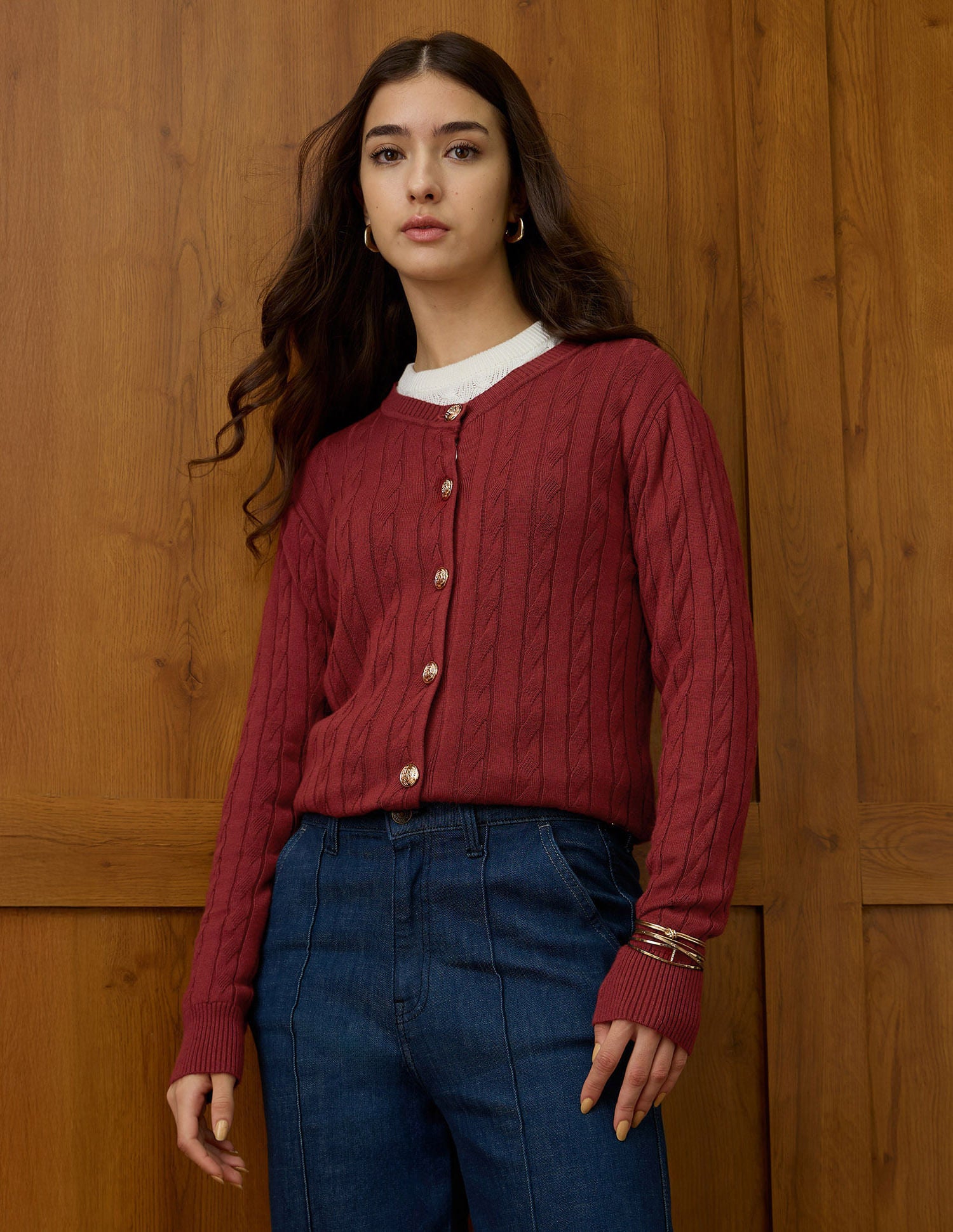 Cable Knit Regular Fit Sweater