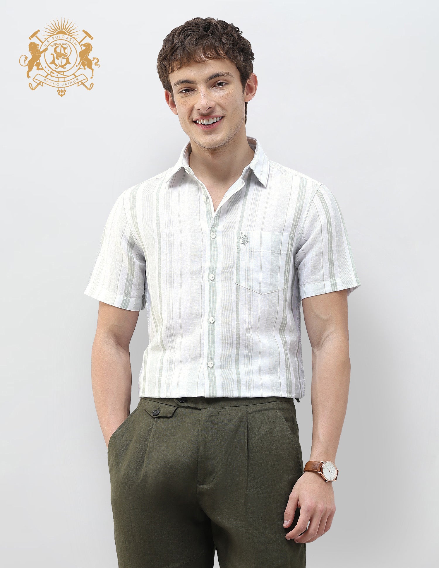 Vertical Striped Regular Fit Shirt