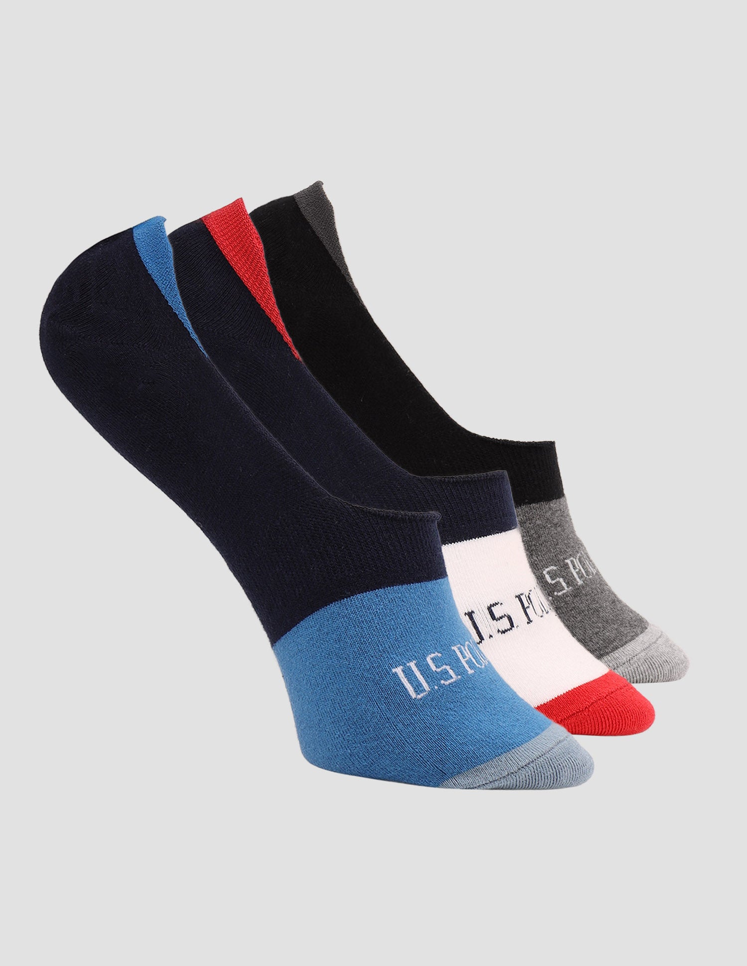 Contrast Patterned Knit ES014 Socks - Pack Of 3