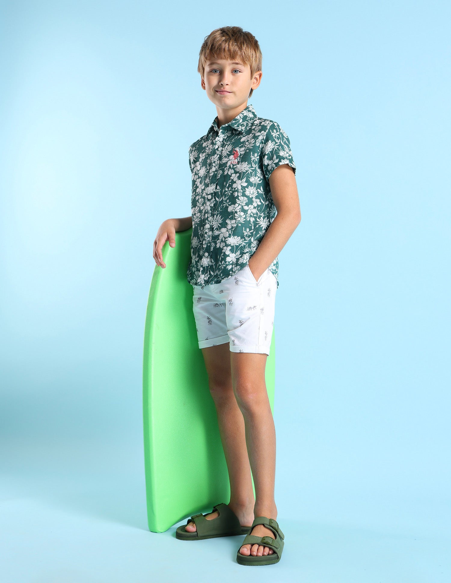 Boys Pure Cotton Regular Fit Shirt