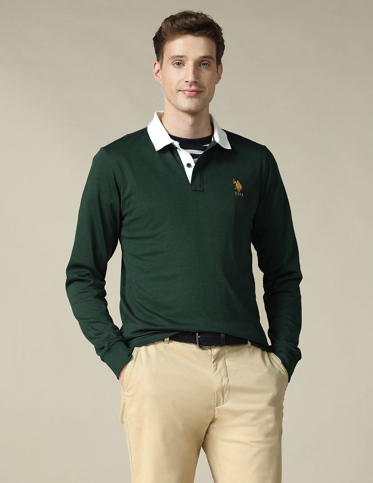 Solid Regular Fit Polo Shirt