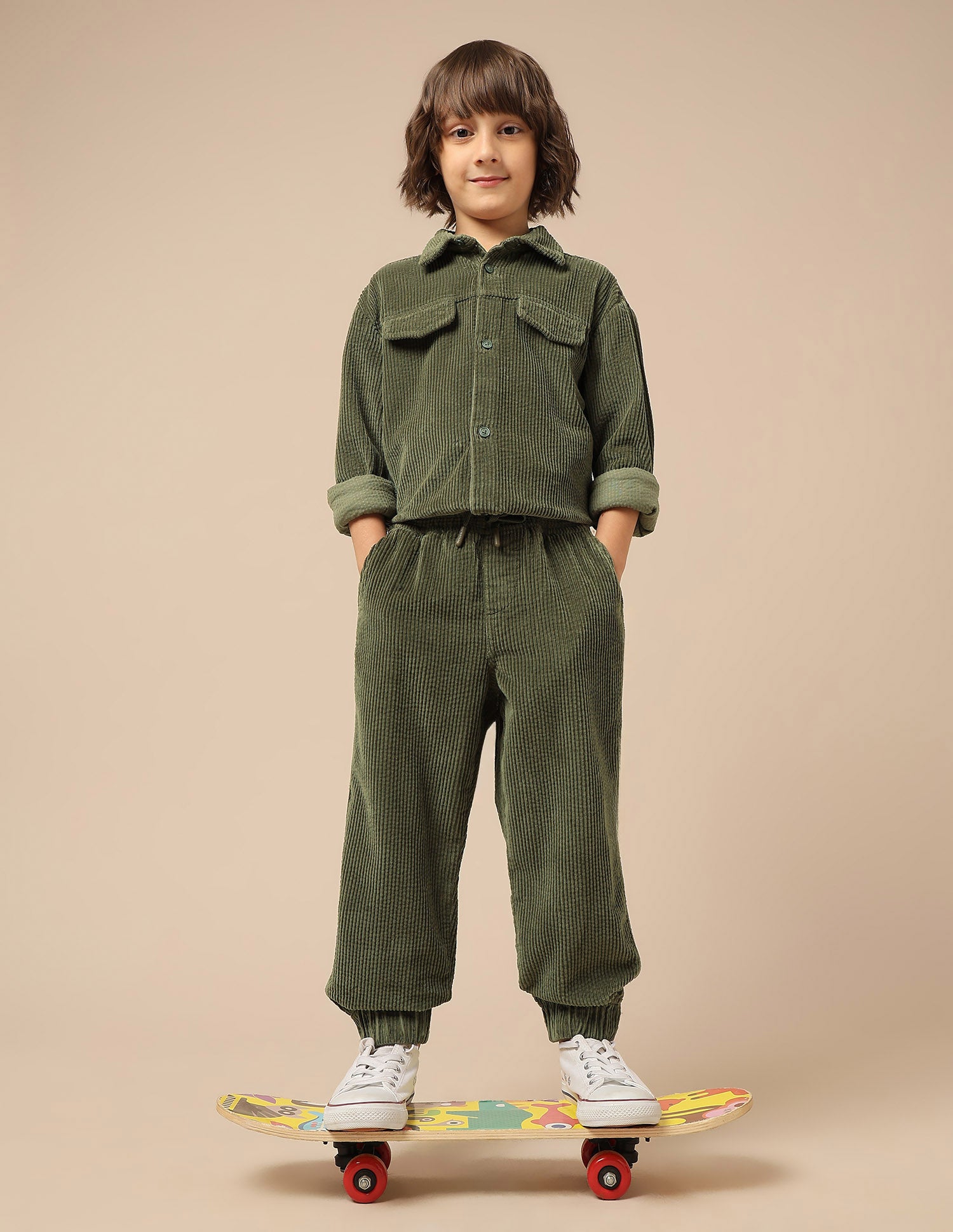 Boys Relaxed Fit Corduroy Joggers