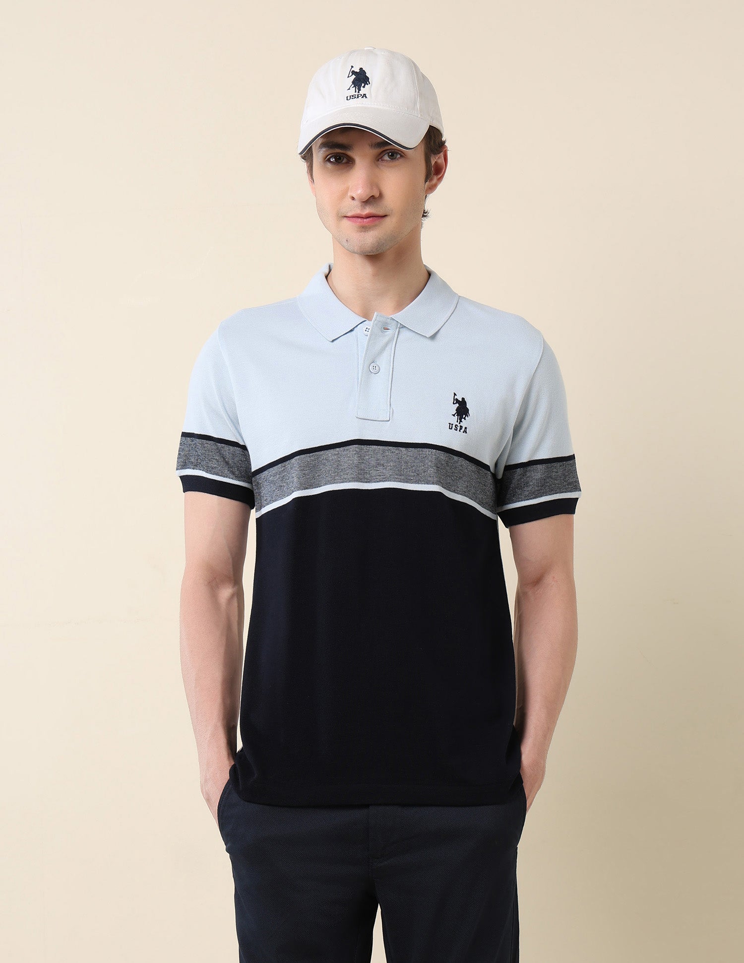 Colourblocked Classic Polo Shirt