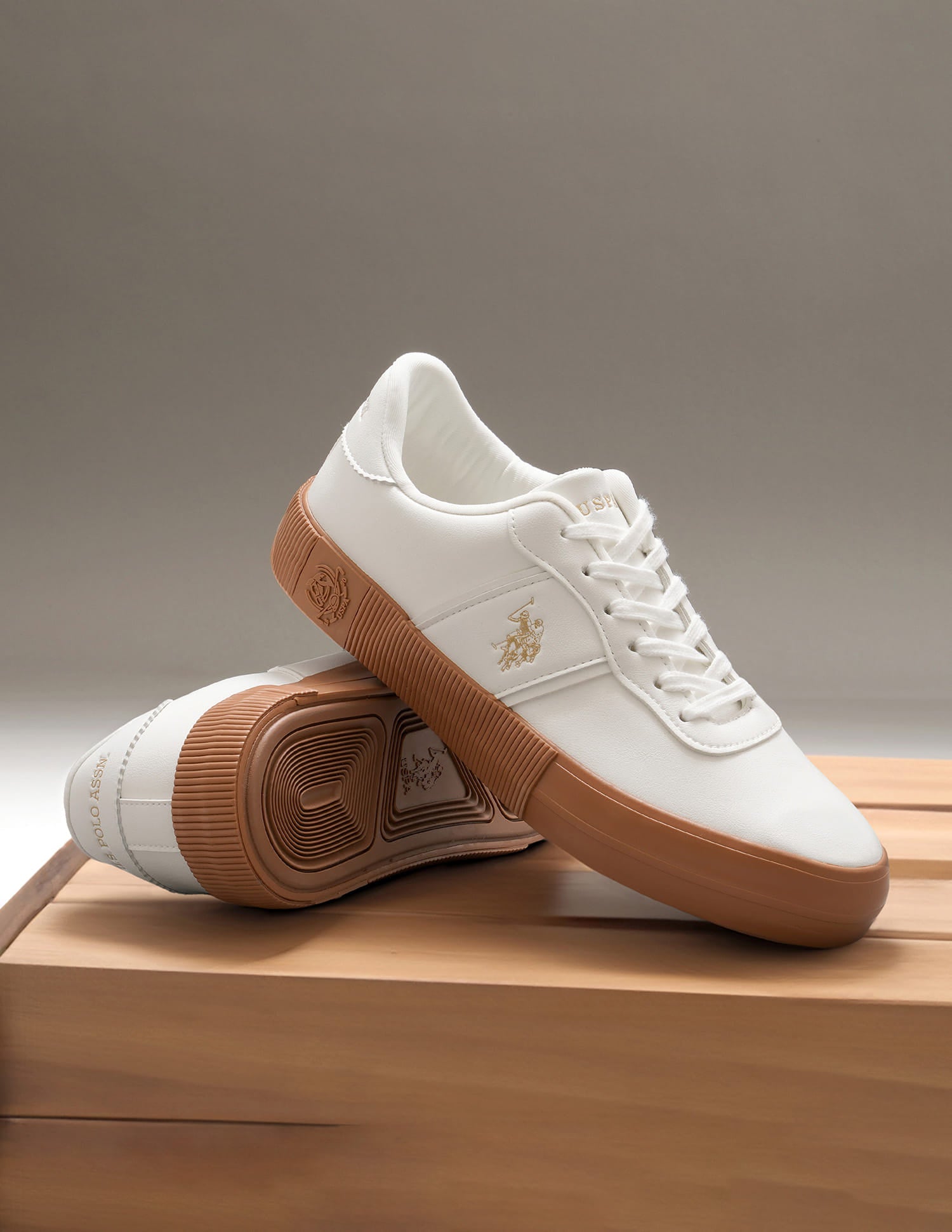 Men Low Top Mees Sneakers Off-White - U.S. Polo Assn. India | Large