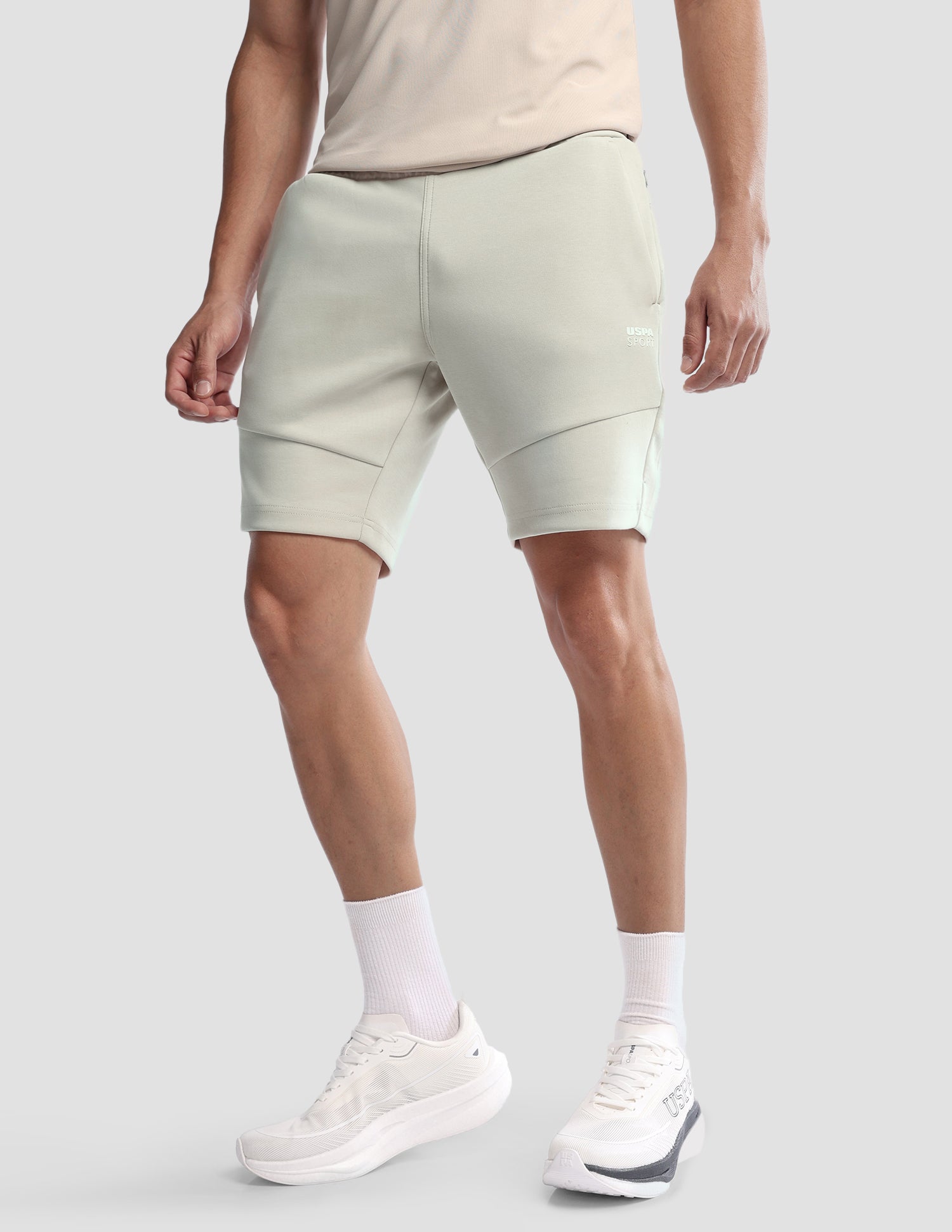 Solid Regular Fit Active Shorts