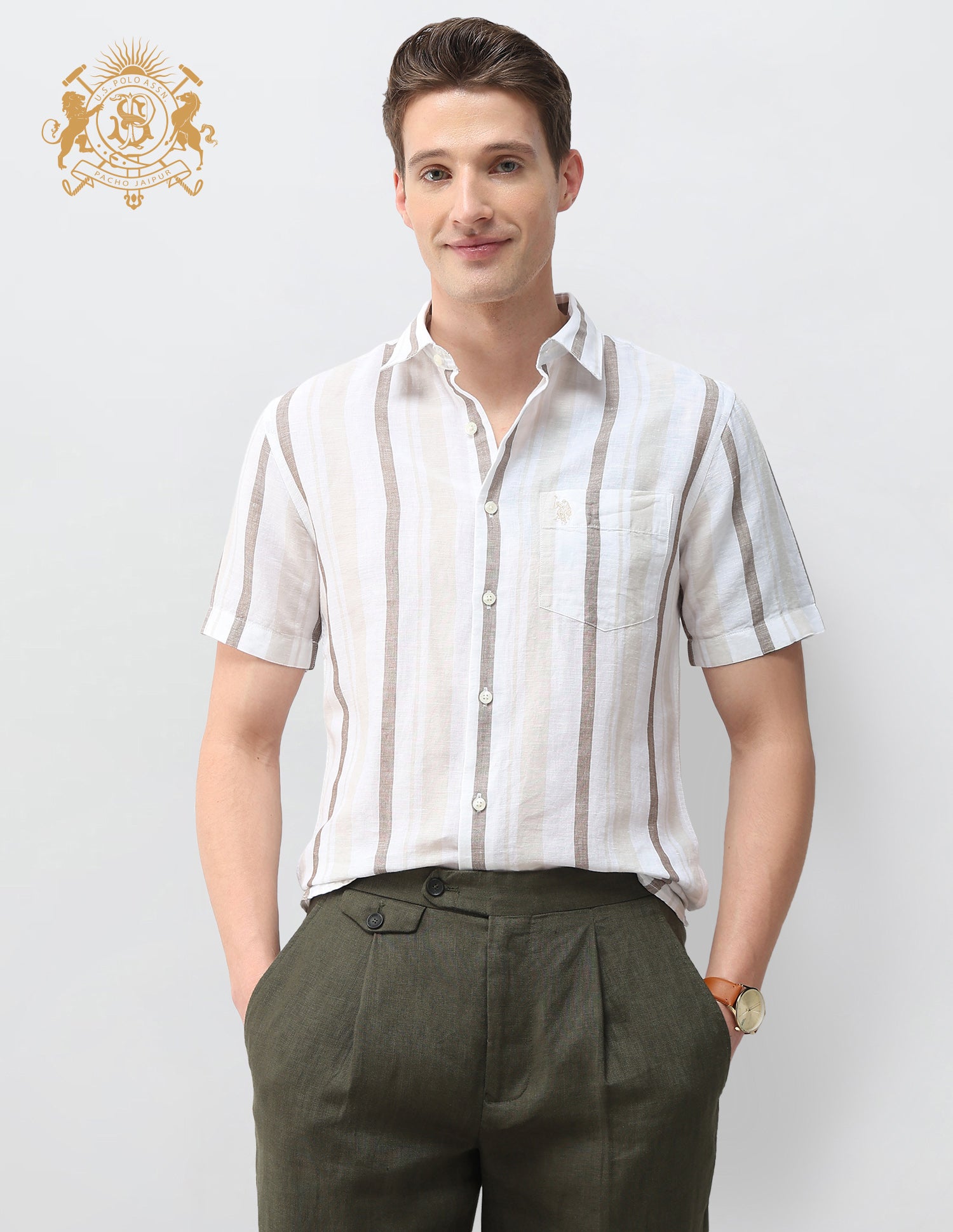 Pacho X Vertical Striped Regular Fit Shirt