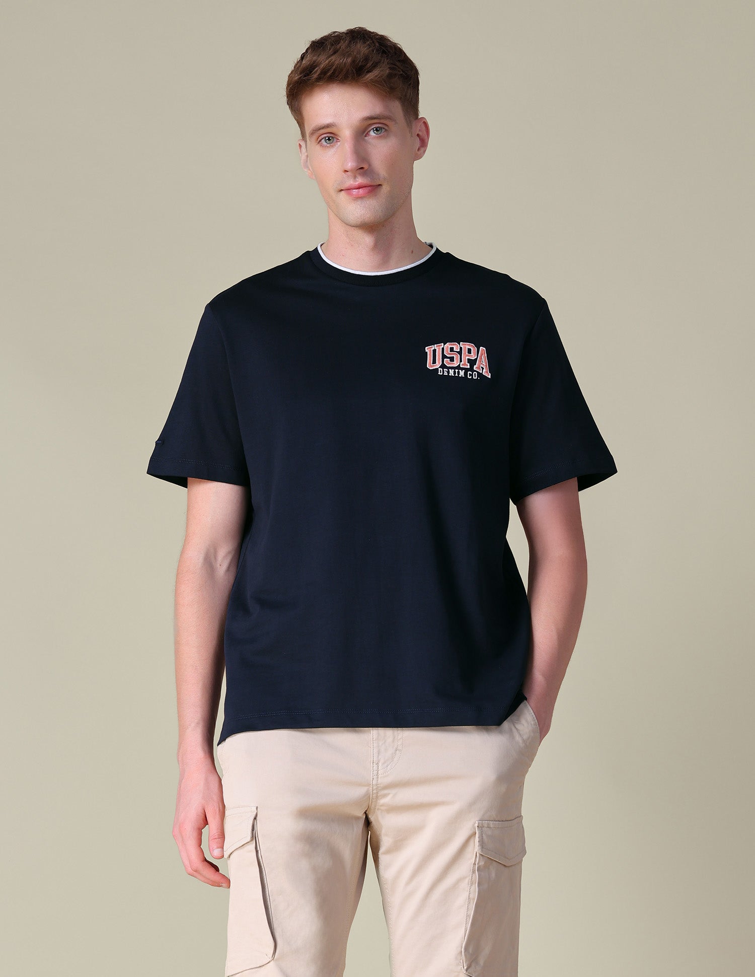 Solid Relaxed Fit T-Shirt