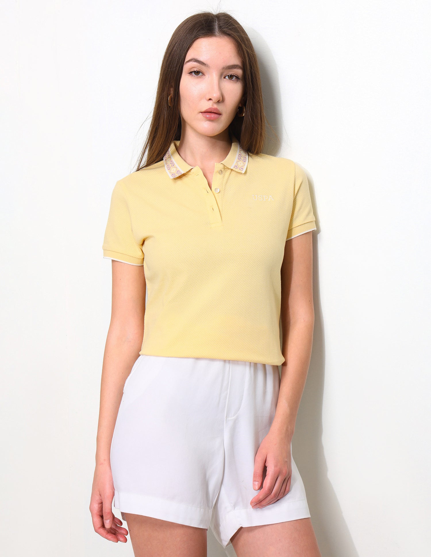 Textured Regular Fit Polo Shirt