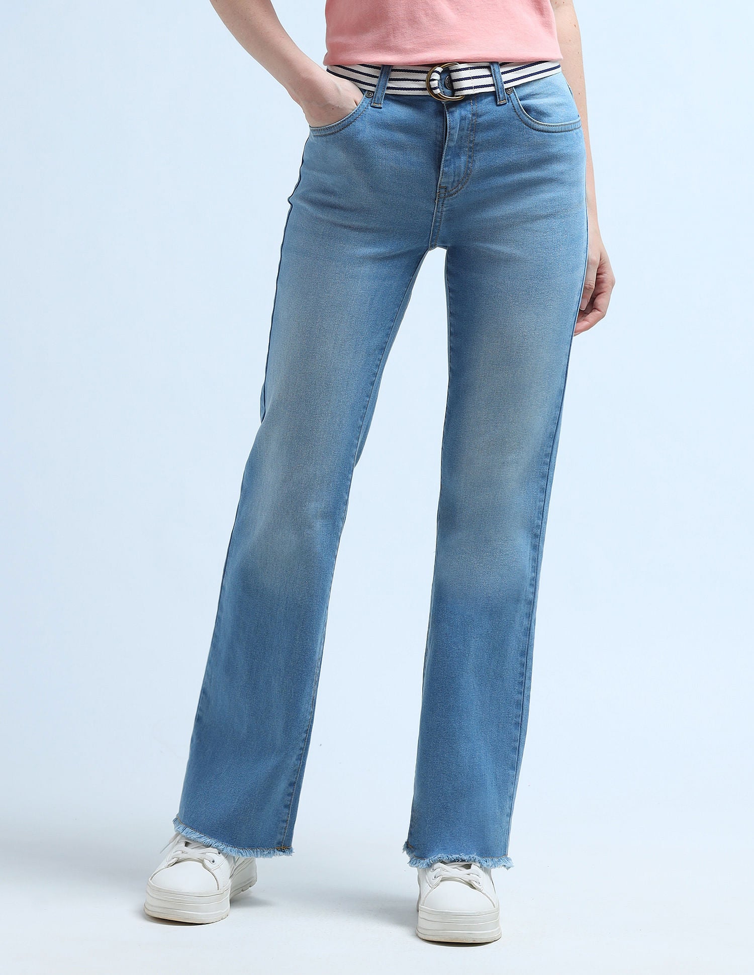 High Rise Boot Cut Jeans