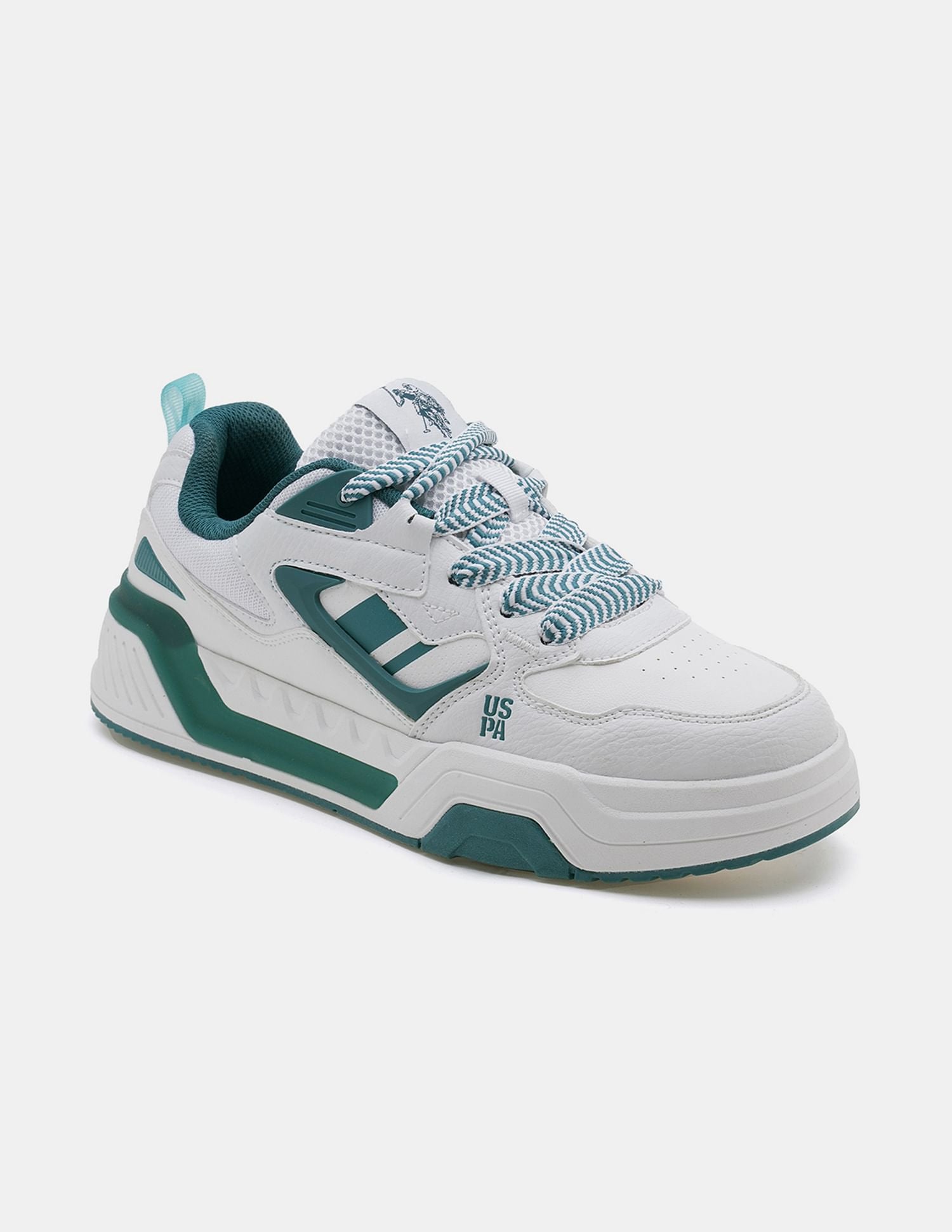 Men Damen Colour Blocked Sneakers White - U.S. POLO ASSN. | Large