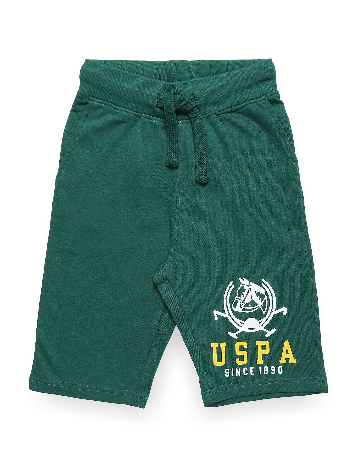 Elasticized Waist Cotton Shorts