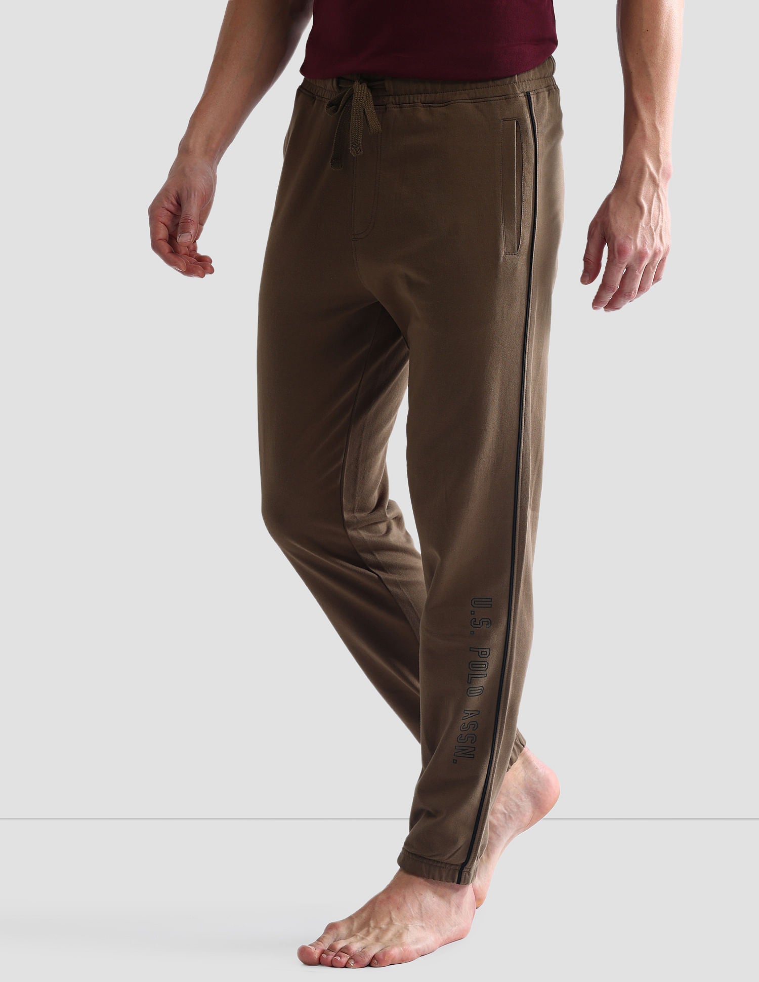 Pure Cotton Solid OJ003 Joggers - Pack Of 1