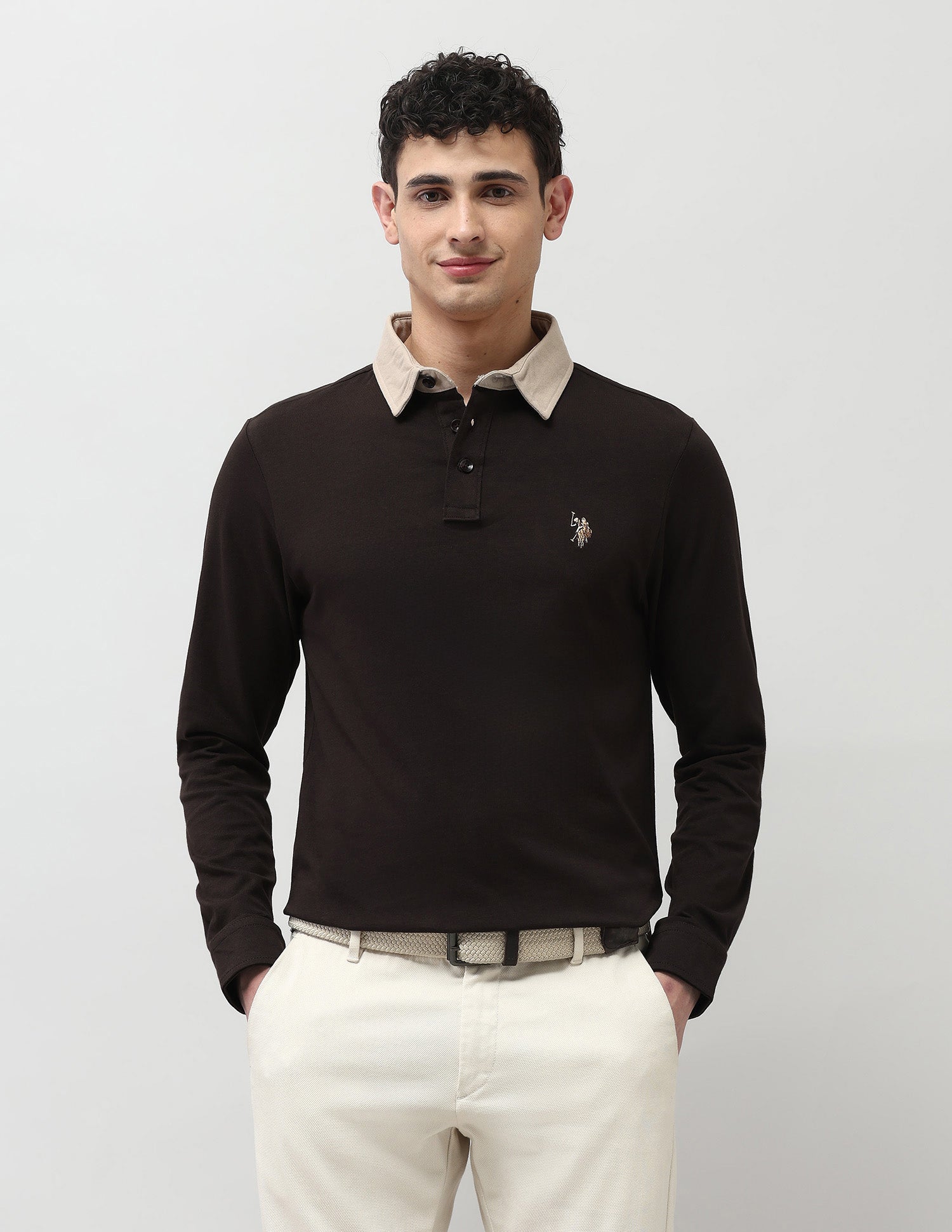 Pure Cotton Muscle Fit Polo Shirt