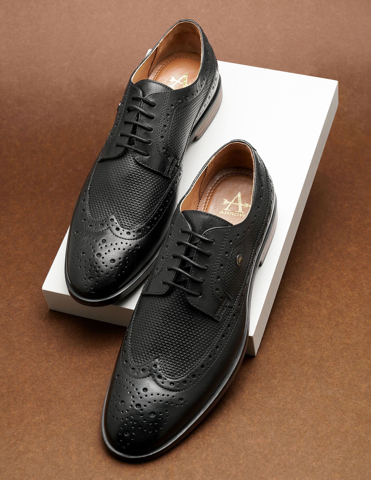 Denise 4.0 Leather Brogues Black - U.S. Polo Assn. India | Large