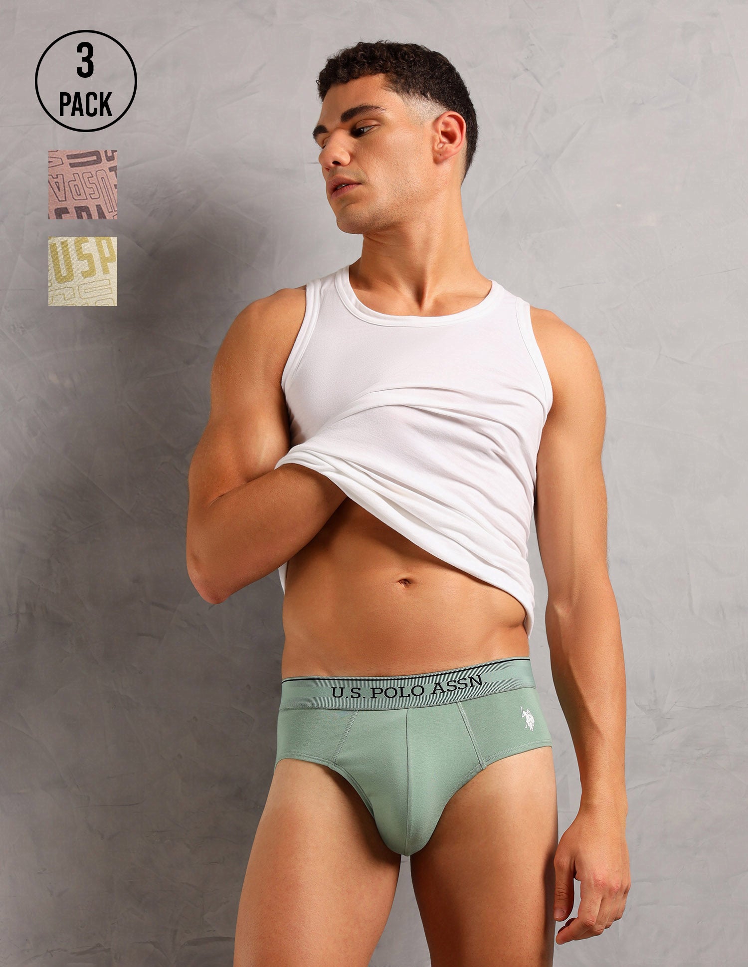 Moisture Wicking Cotton OEB17 Briefs - Pack Of 3