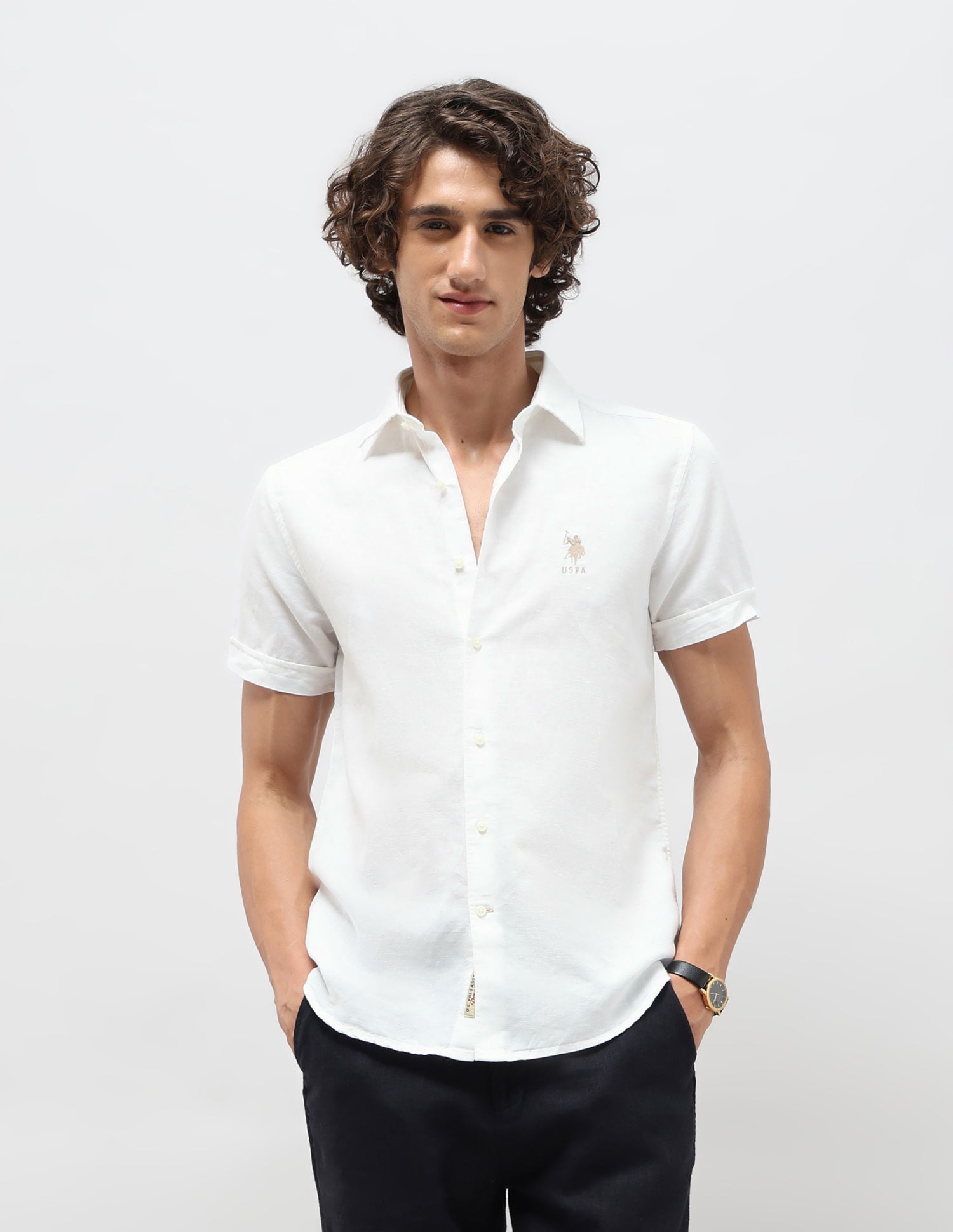 Solid Slim Fit Shirt