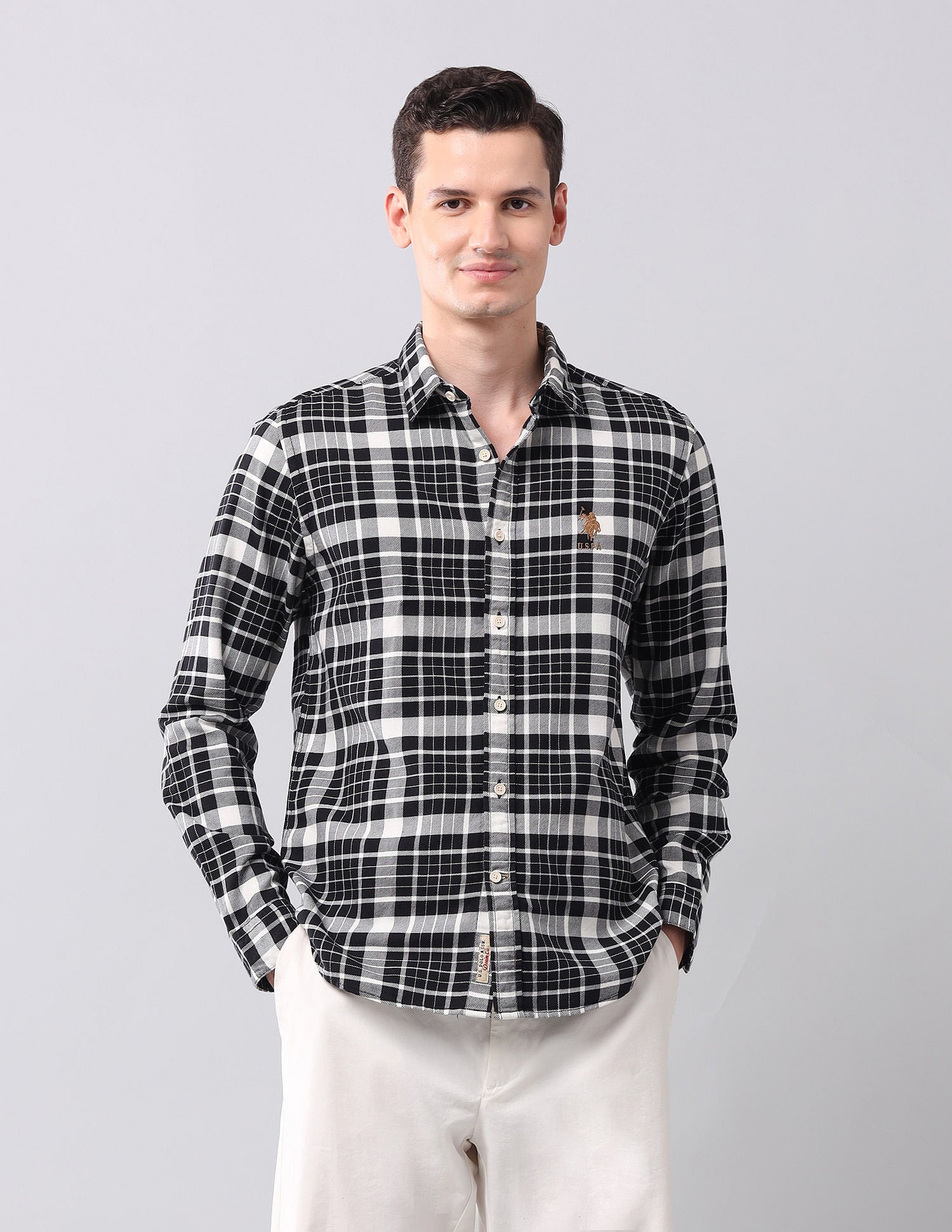 Tartan Checked Pure Cotton Shirt