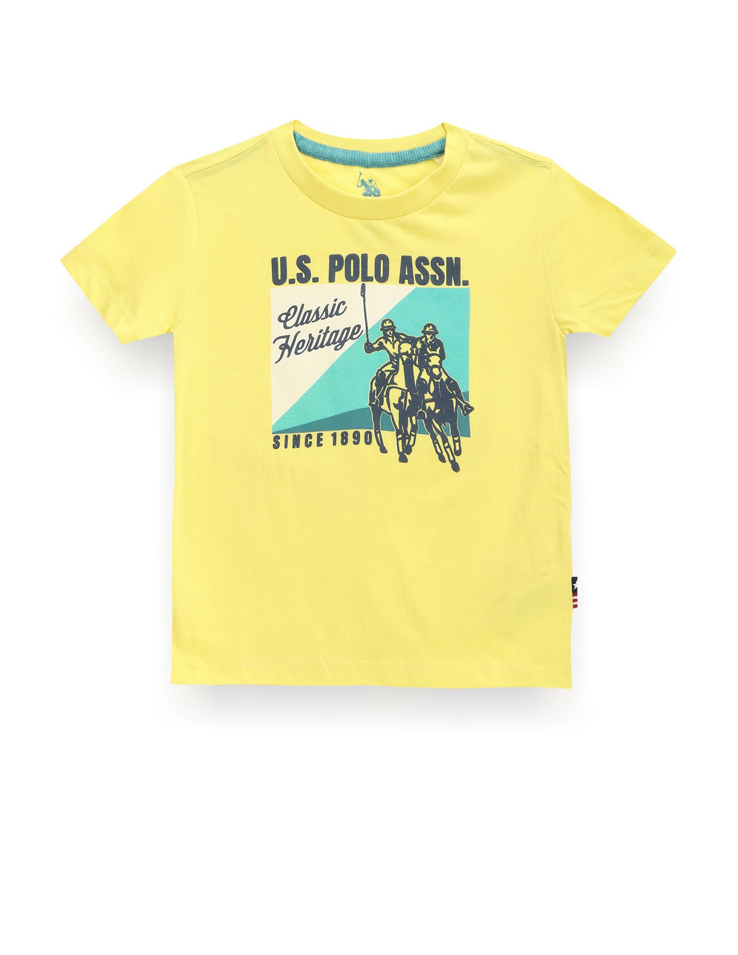 Boys Brand Print Cotton T-Shirt