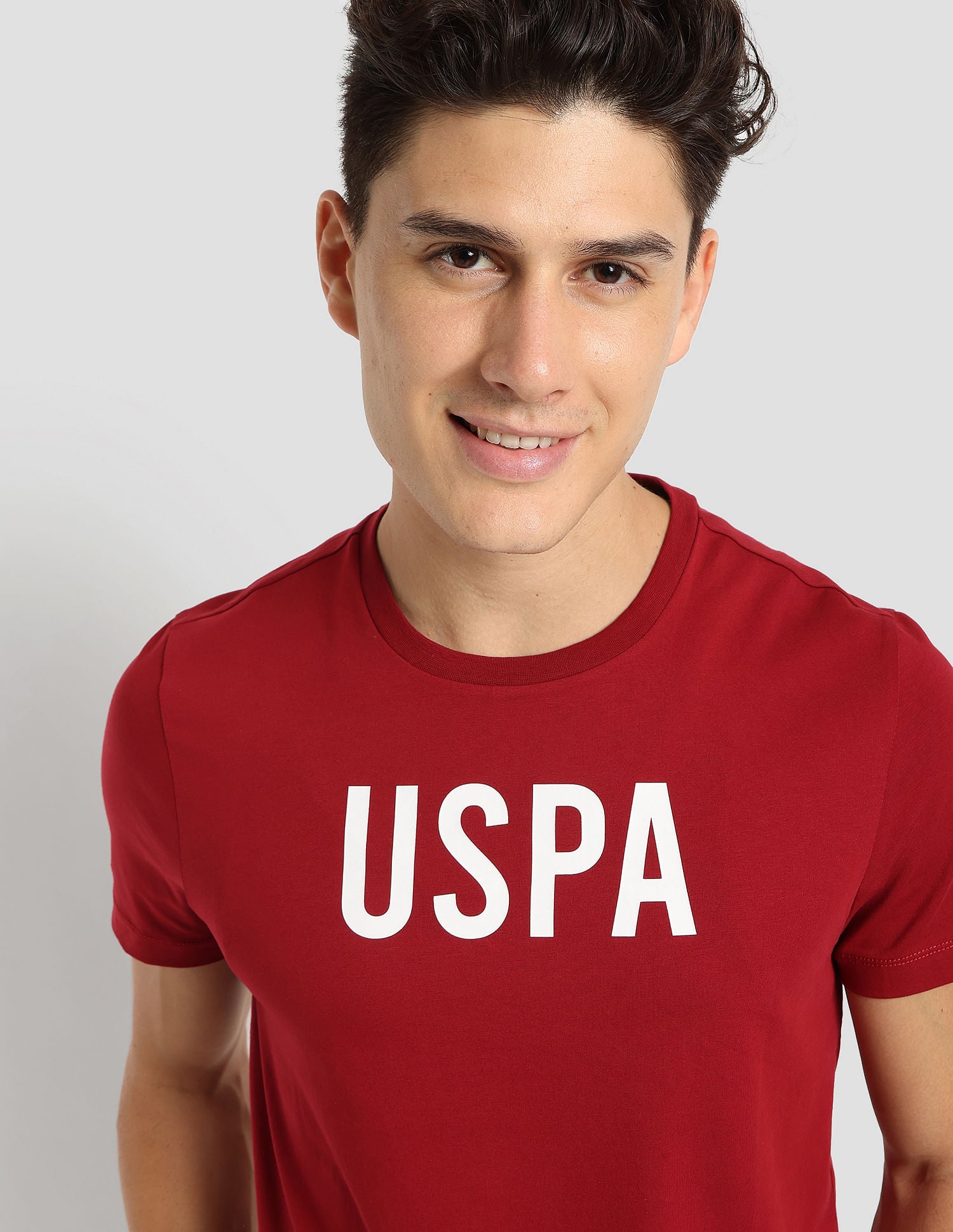 Durable Athletic T-Shirt Dark Red - U.S. POLO ASSN. | Large