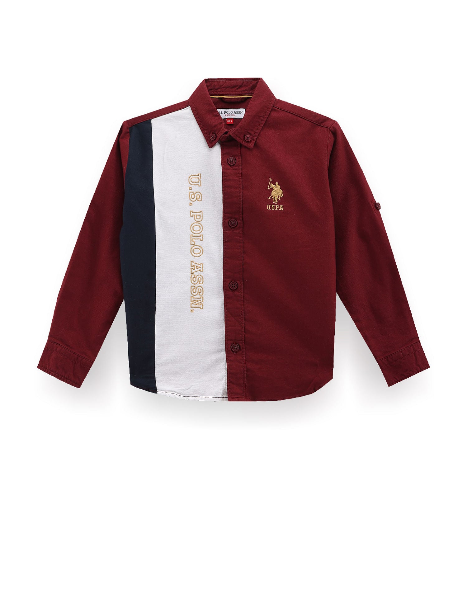 Boys Colour Block Shirt