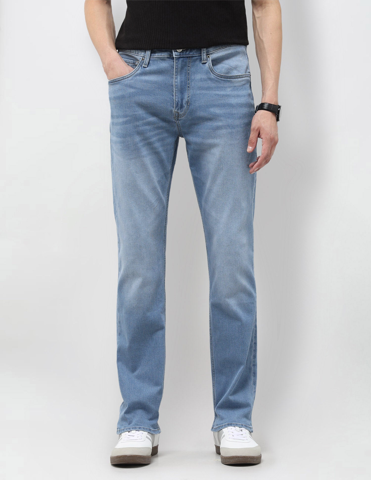 Harold Slim Straight Fit Blue Jeans