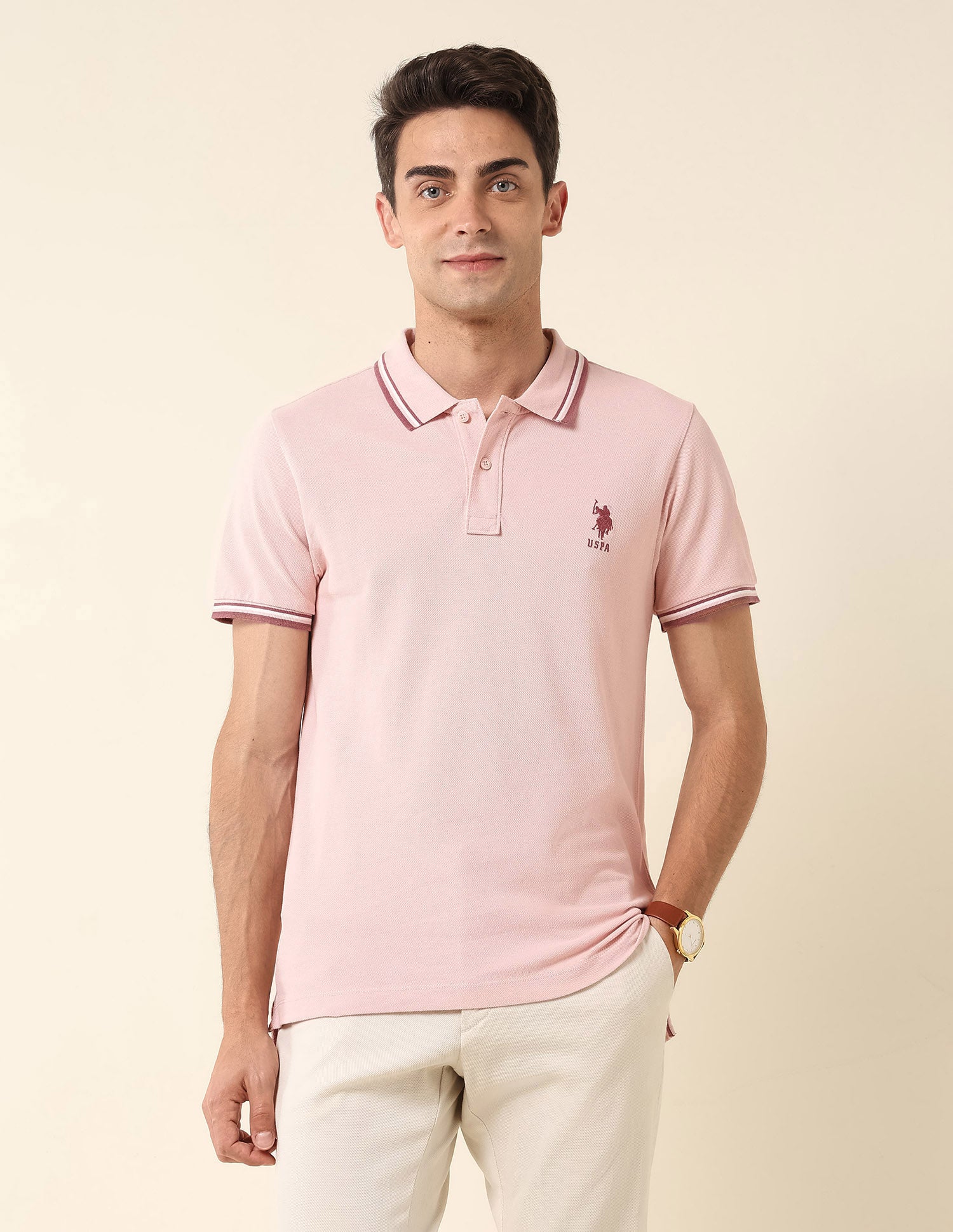 Pure Cotton Slim Fit Polo Shirt