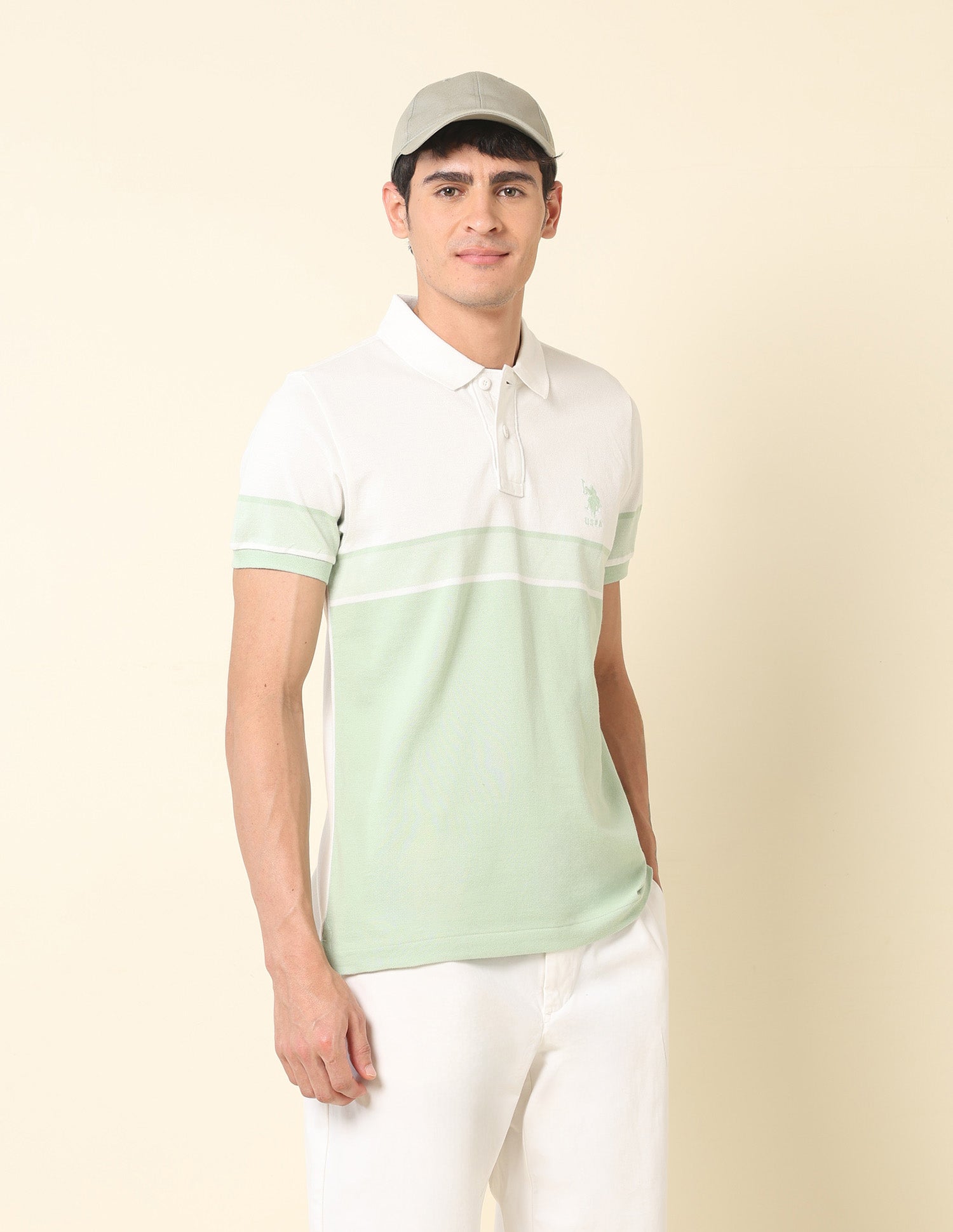Colourblocked Classic Polo Shirt