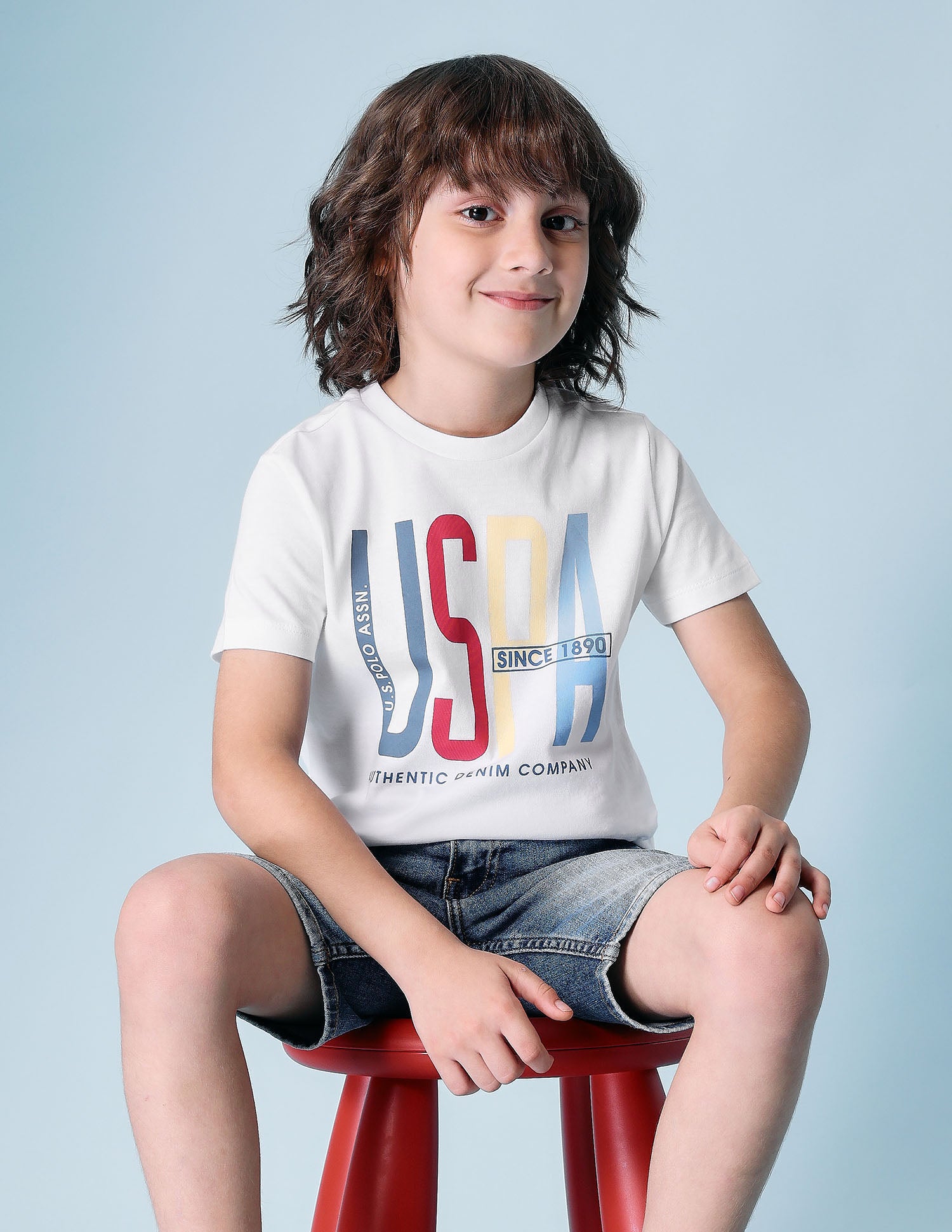 Boys Brand Printed Pure Cotton T-Shirt