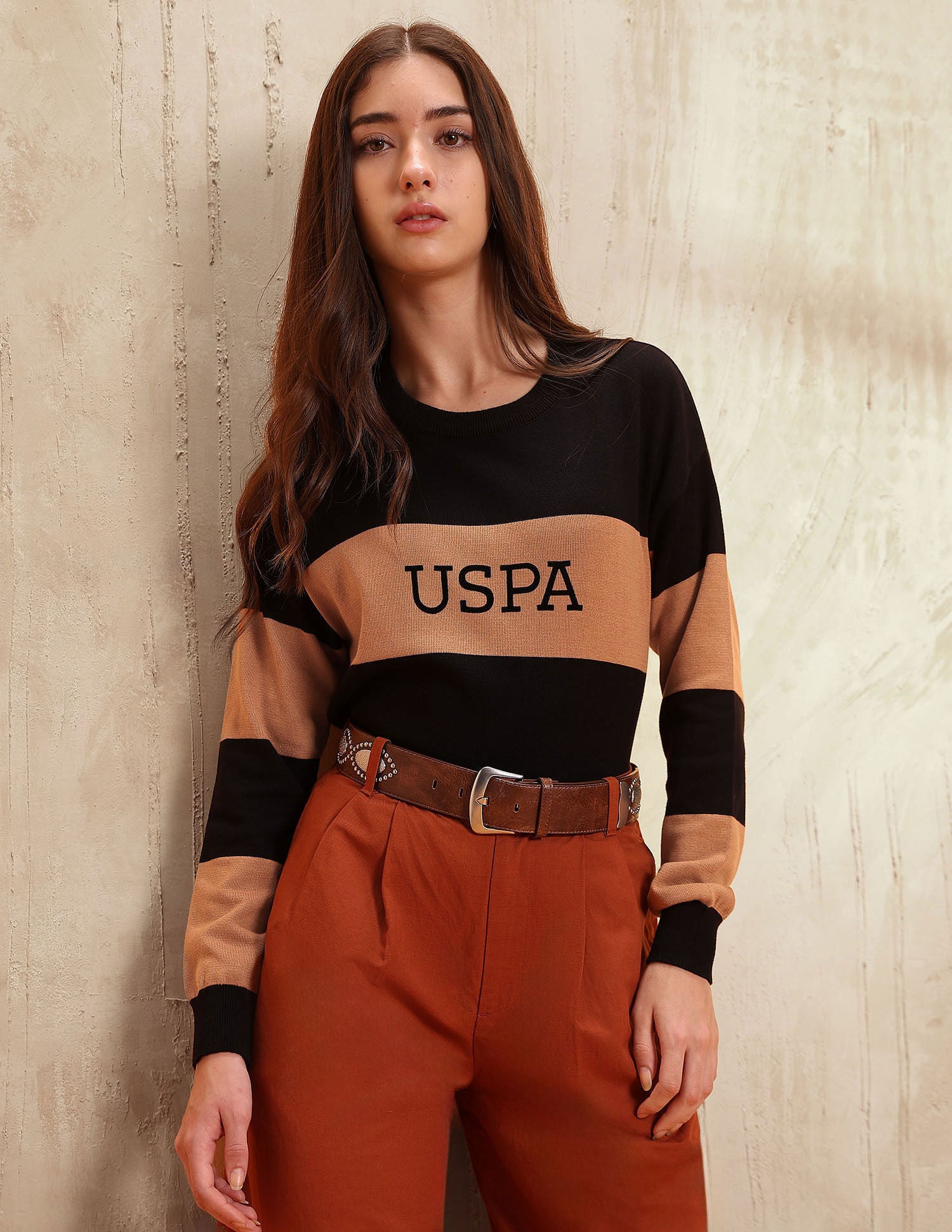 Drop Shoulder Relaxed Fit Sweater