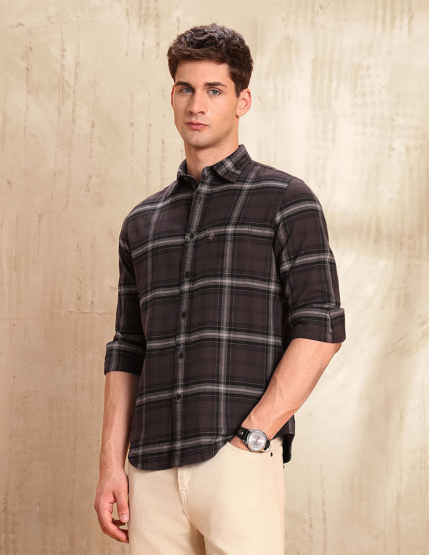 Tartan Checked Legend Of Horseshoe Shirt