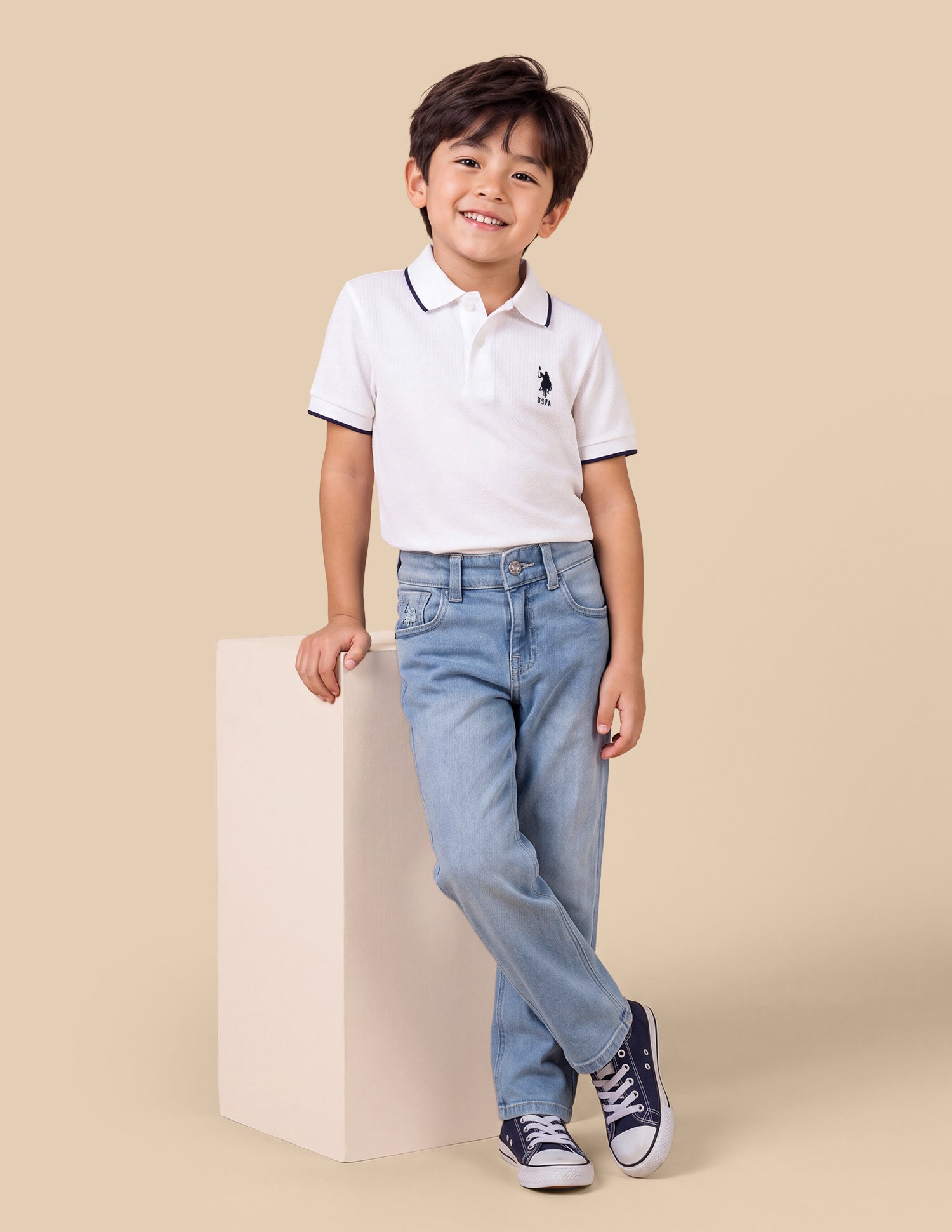 Harold Relaxed fit Blue jeans Light Blue - U.S. Polo Assn. India | Large