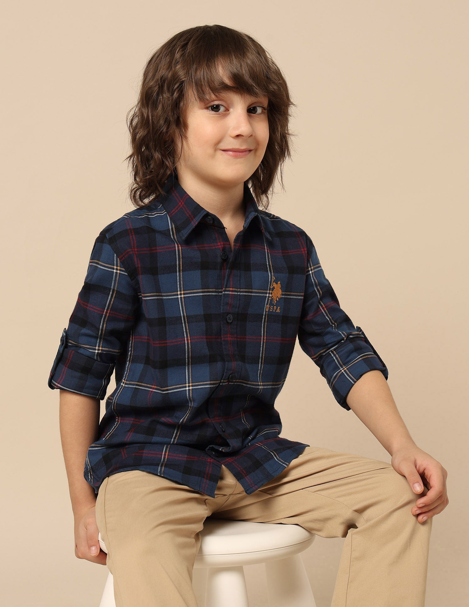 Boys All Over Printed Pure Cotton Shirt