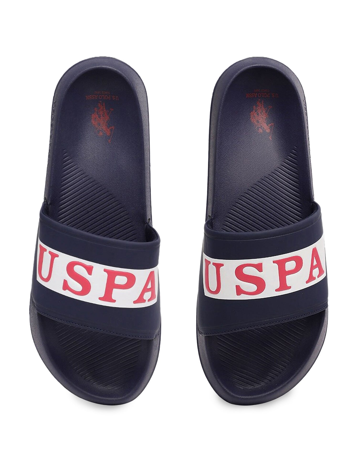 Men Harvey 6.0 Open Toe Flat Sandals Navy - U.S. POLO ASSN. | Large