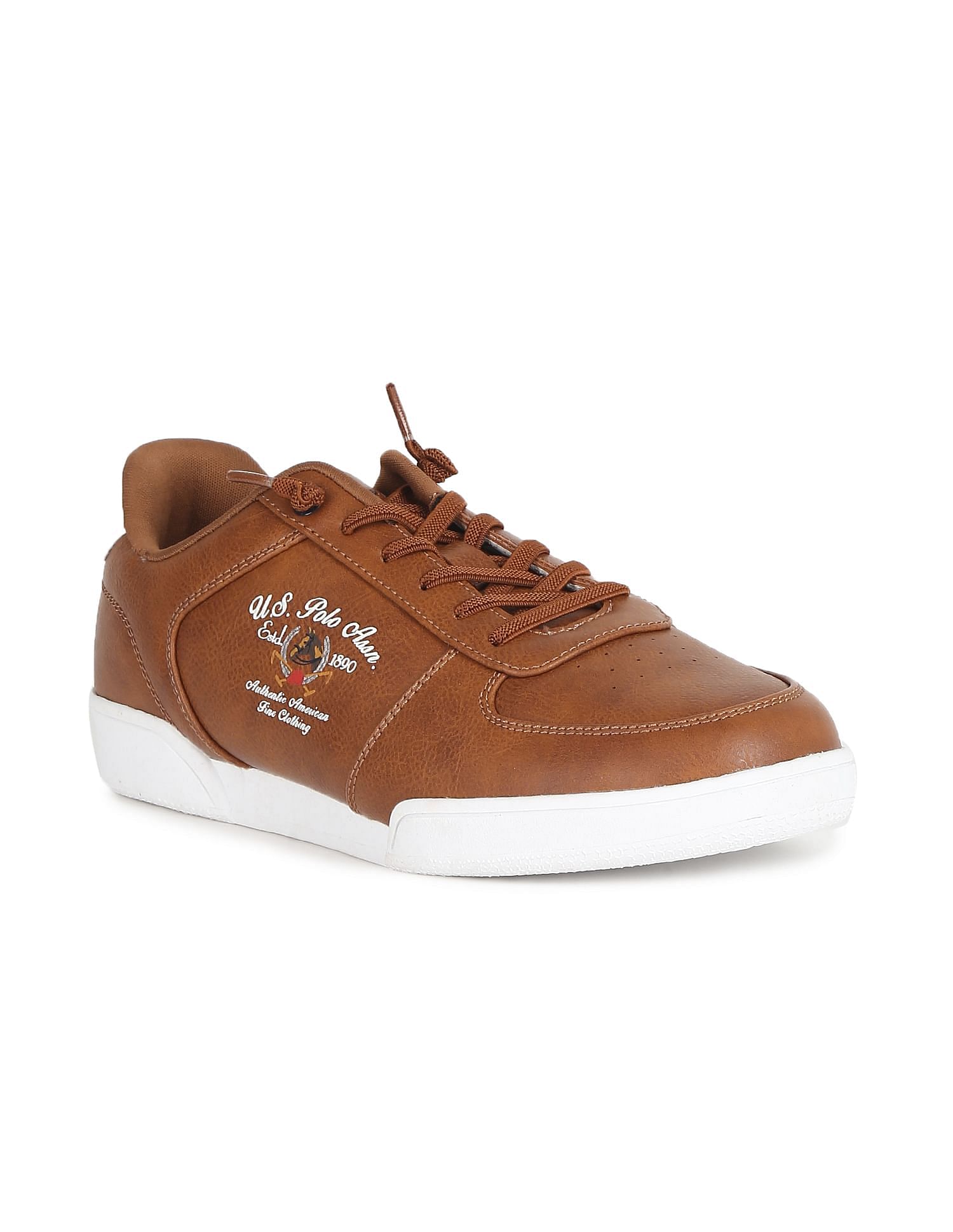 Round Toe Textured Liguory Sneakers