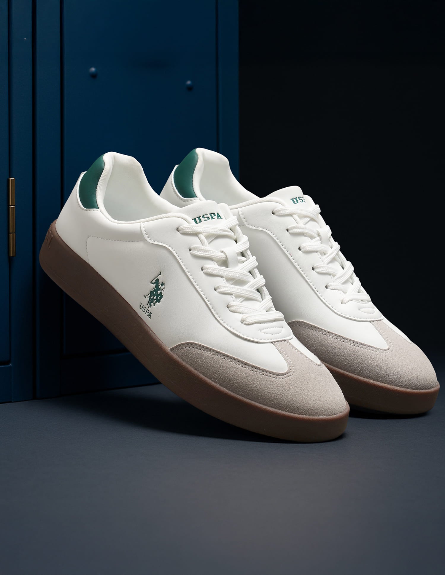 Men Coba Colour Blocked Sneakers Off White - U.S. Polo Assn. India | Large