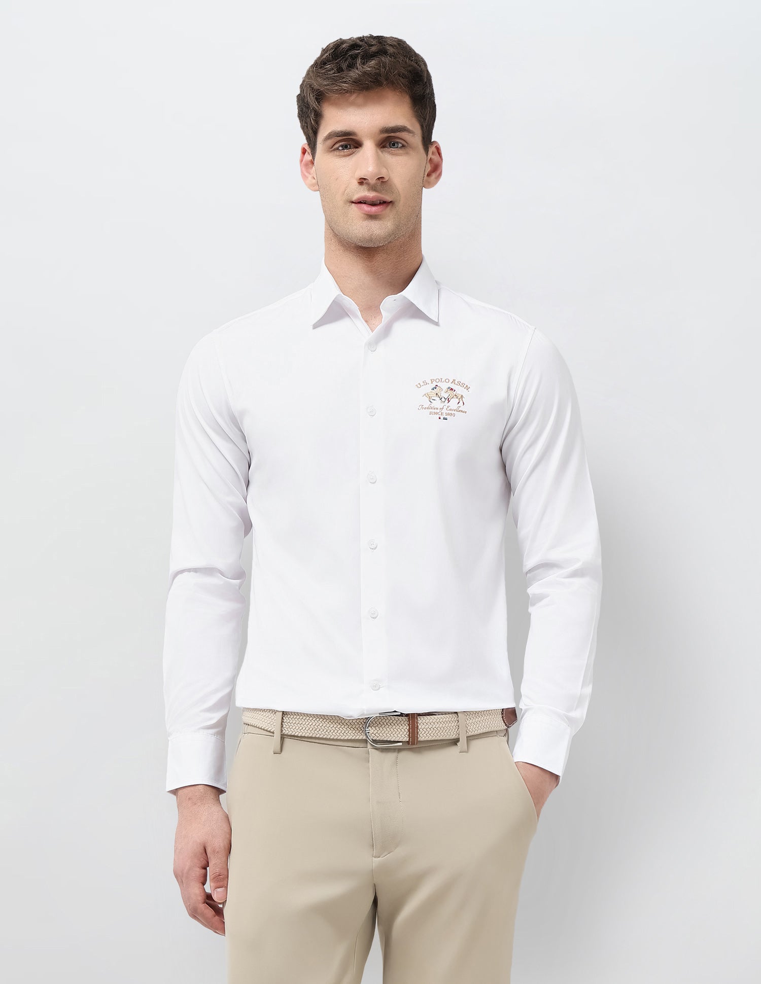 Tailored Fit Solid Shirt