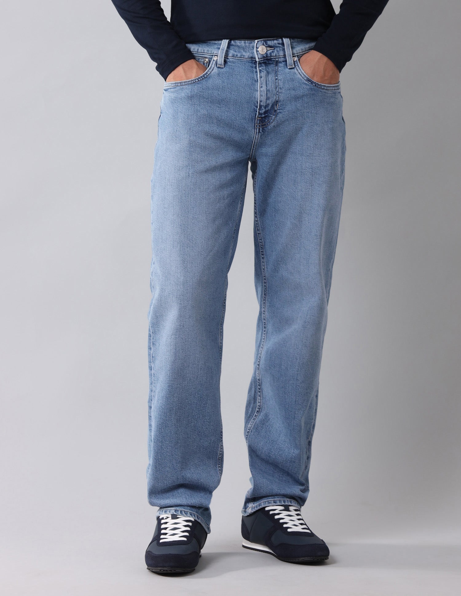 Shawn Relaxed Fit Blue Jeans