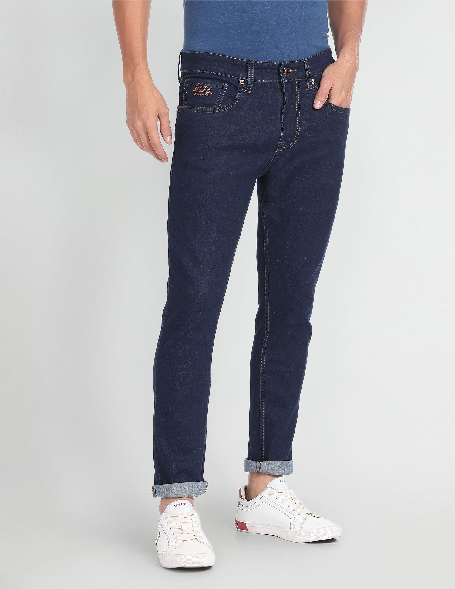 Henry Cropped Dark Wash Jeans