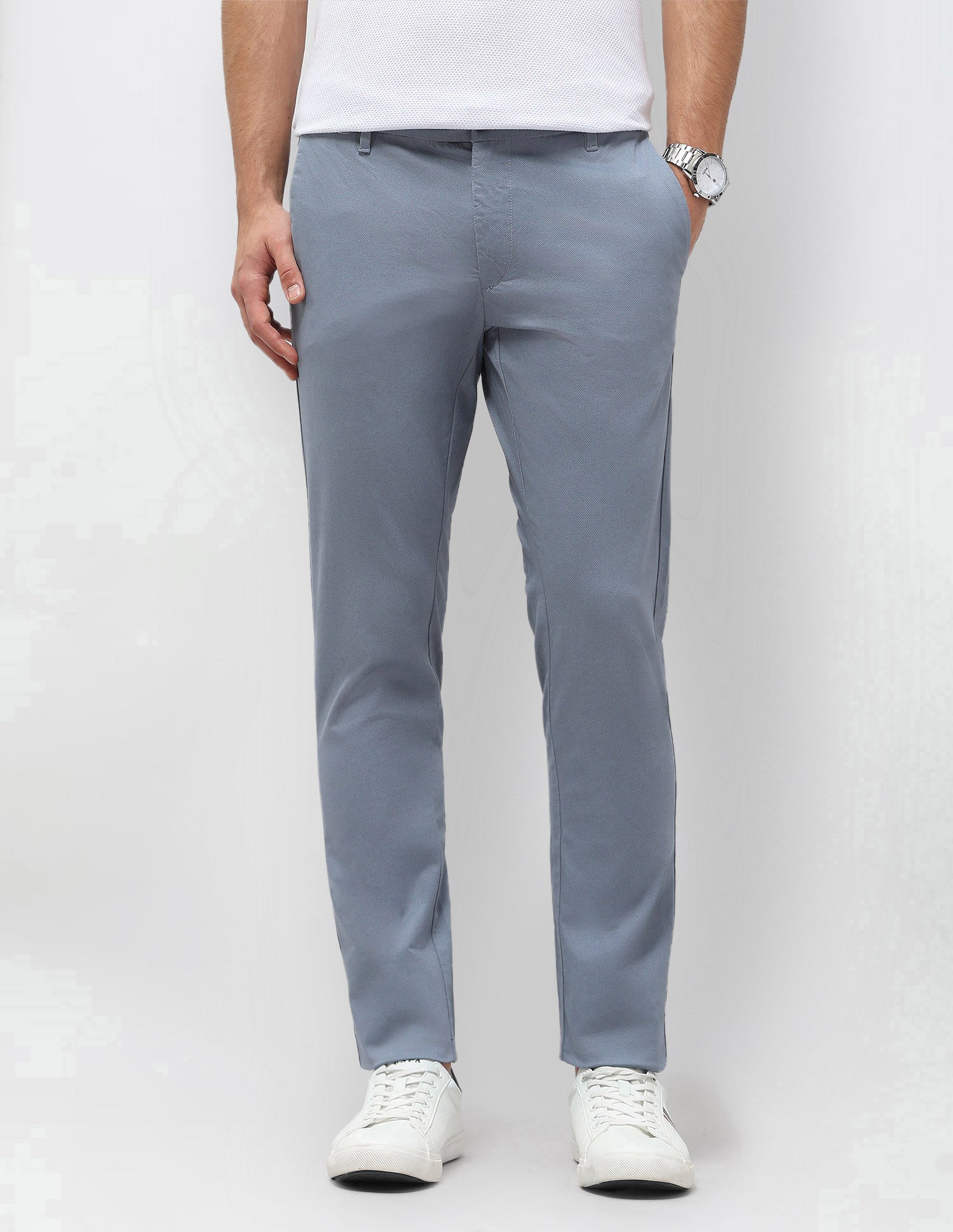 Austin Slim Fit Satin Trousers