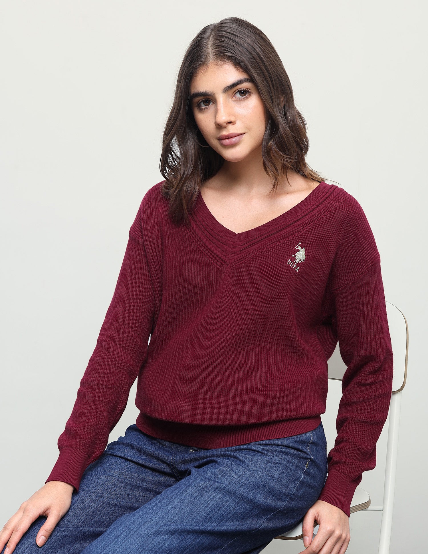 Solid Regular Fit Sweater