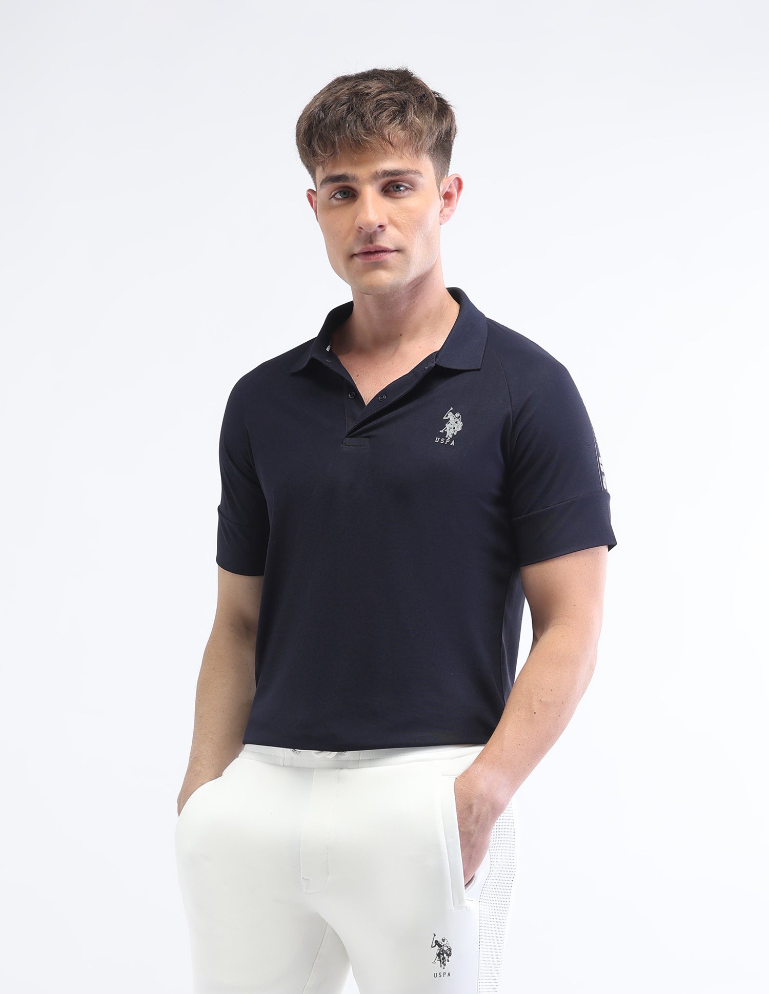 Solid Slim Fit Polo Shirt