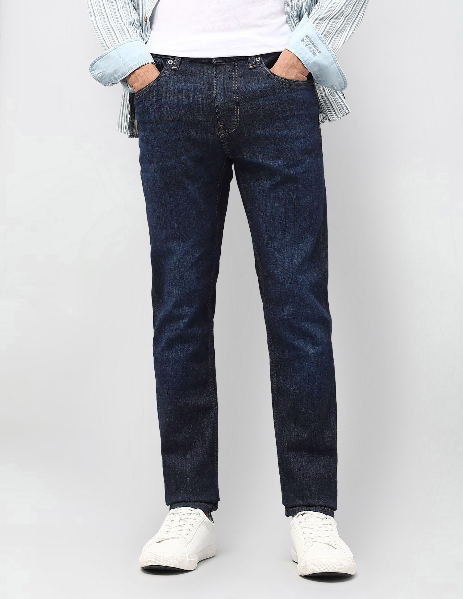 Regallo Skinny Fit Blue Jeans