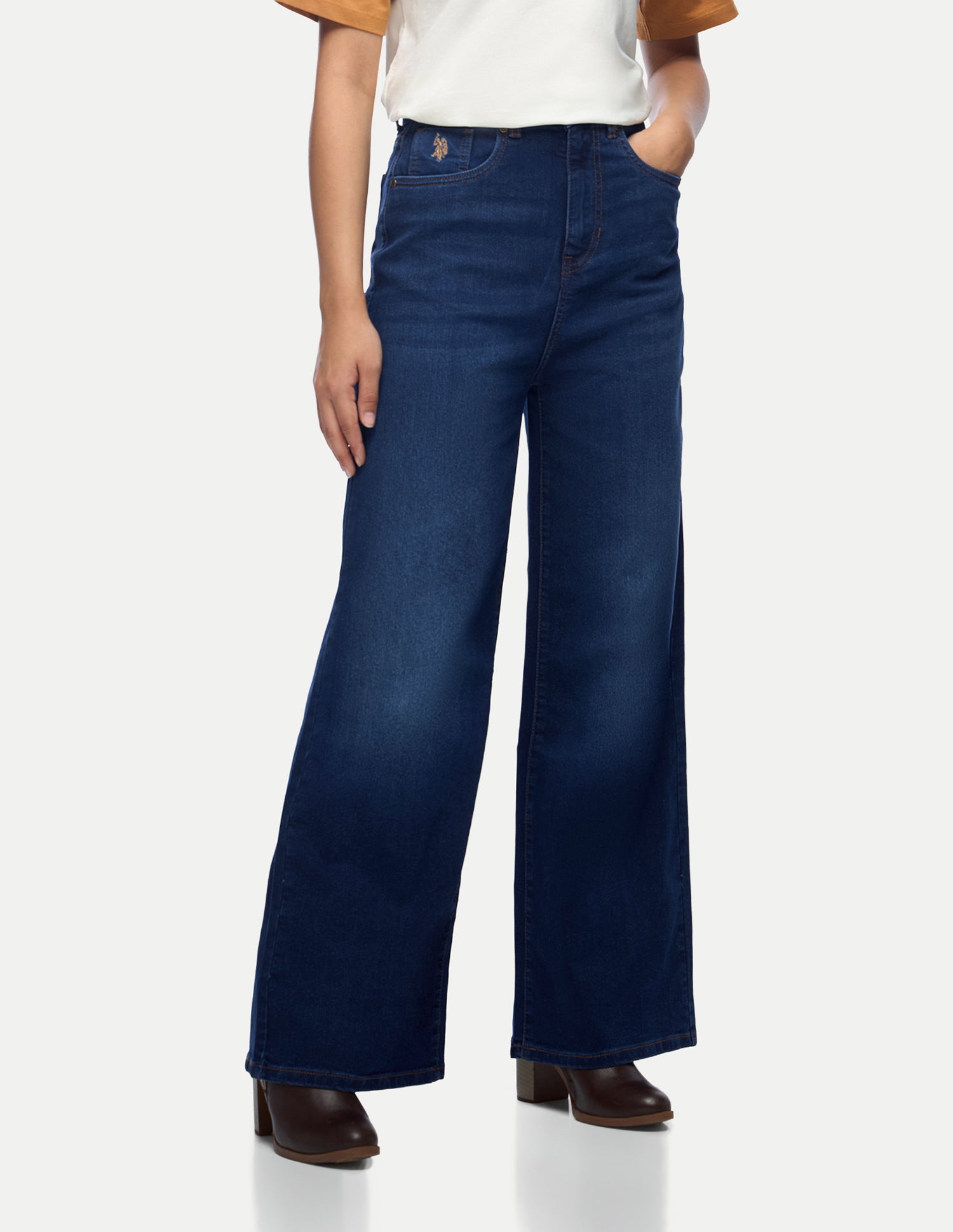 Baggy Fit Blue Jeans Dark Blue - U.S. Polo Assn. India | Large
