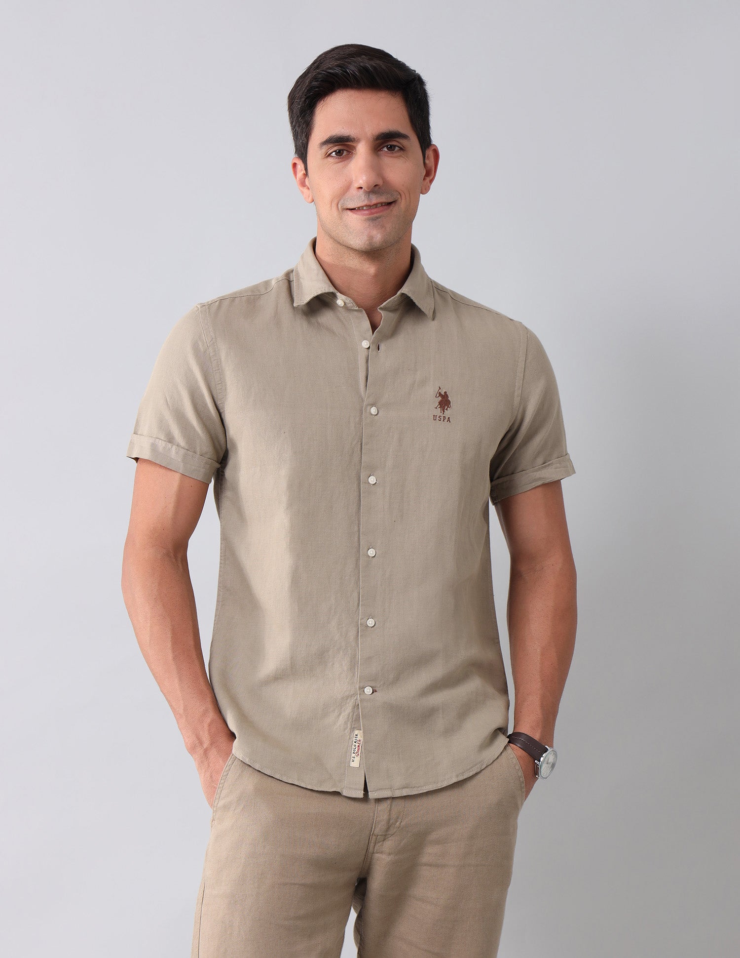 Regular Fit Solid Shirt