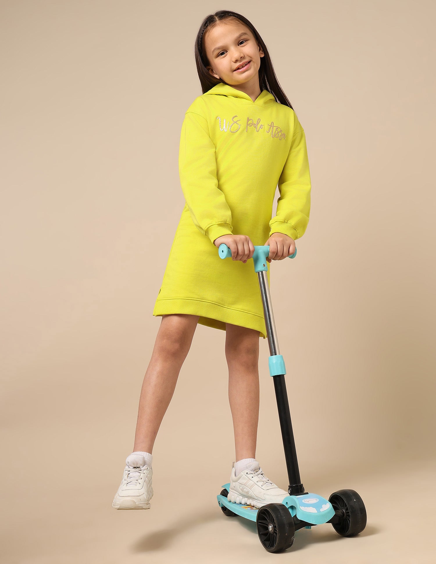 Girls Hooded Sweat Dress