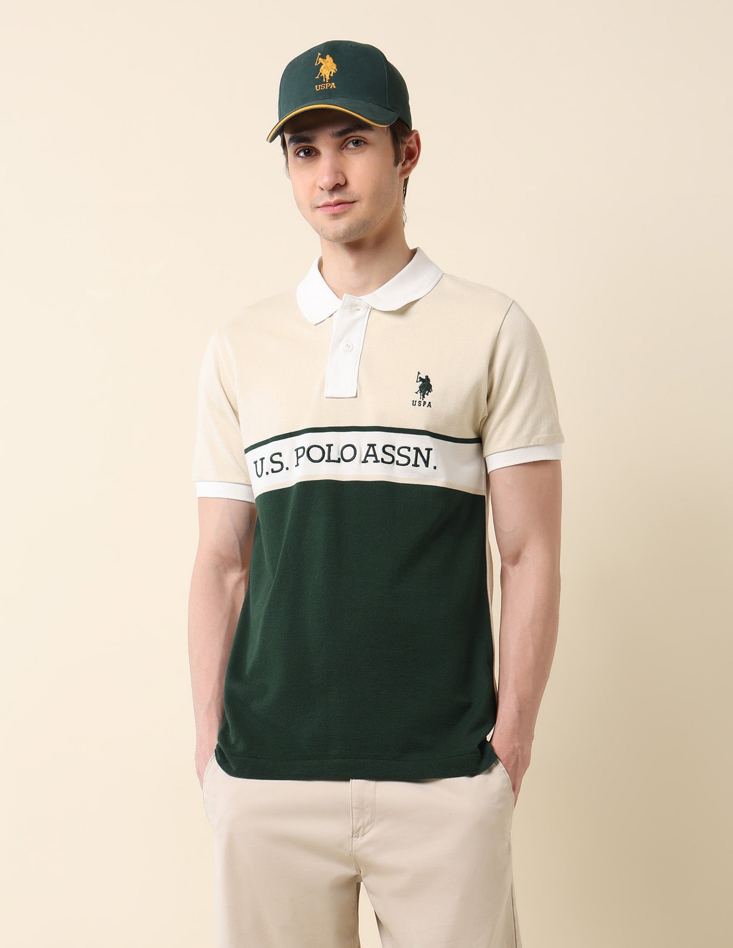 Colourblocked Classic Polo Shirt