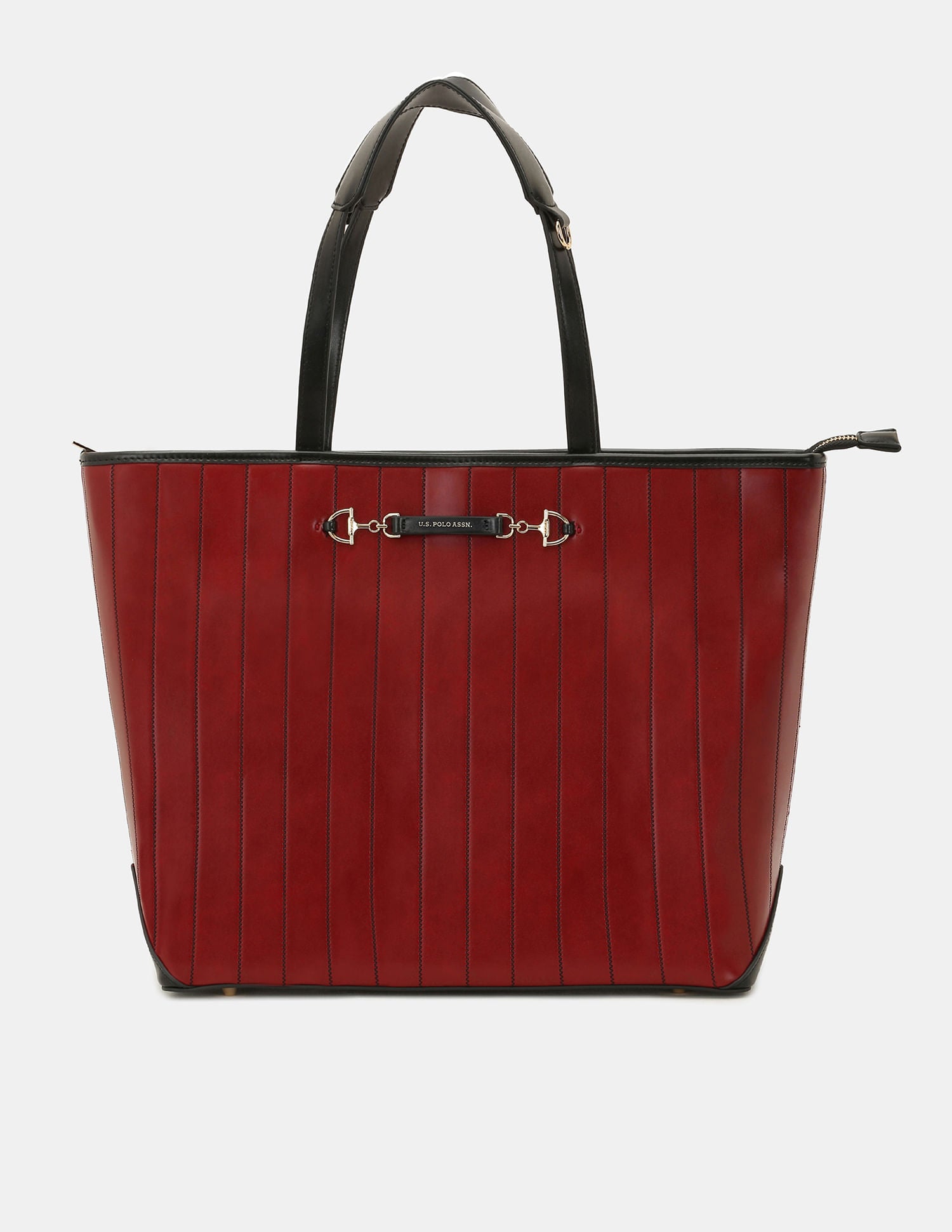 Women Bunny Striped Office Tote bag