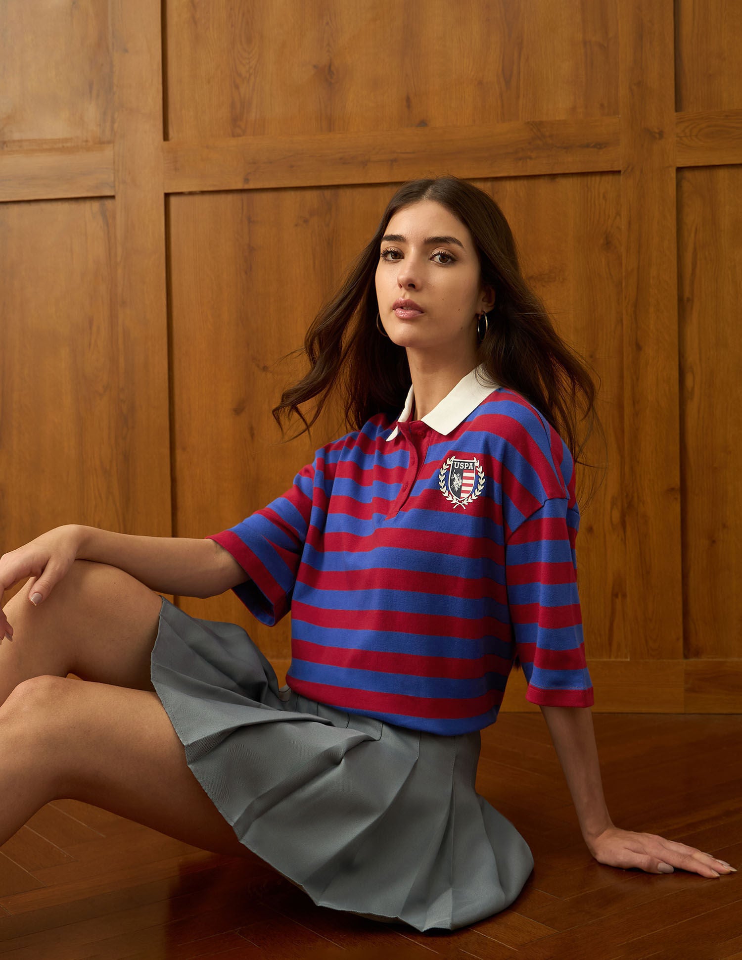 Reglar Fit Horizontal Striped Polo Shirt
