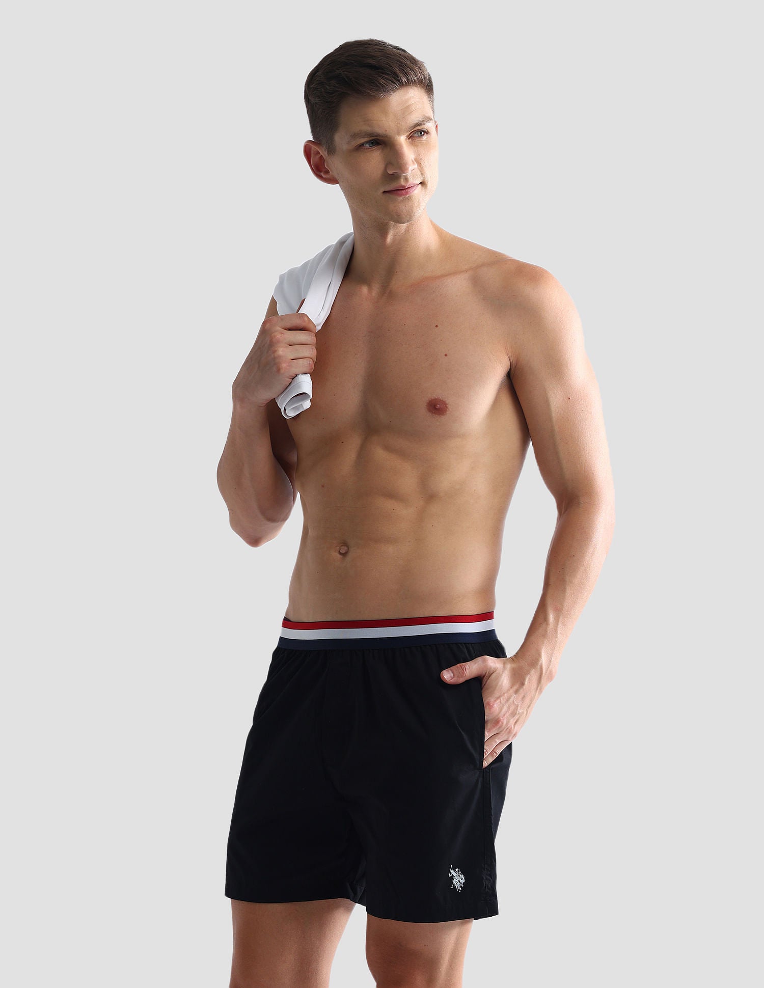 Mid Rise Boxers Mid Rise Pure Cotton Boxers IYBE-002-PL